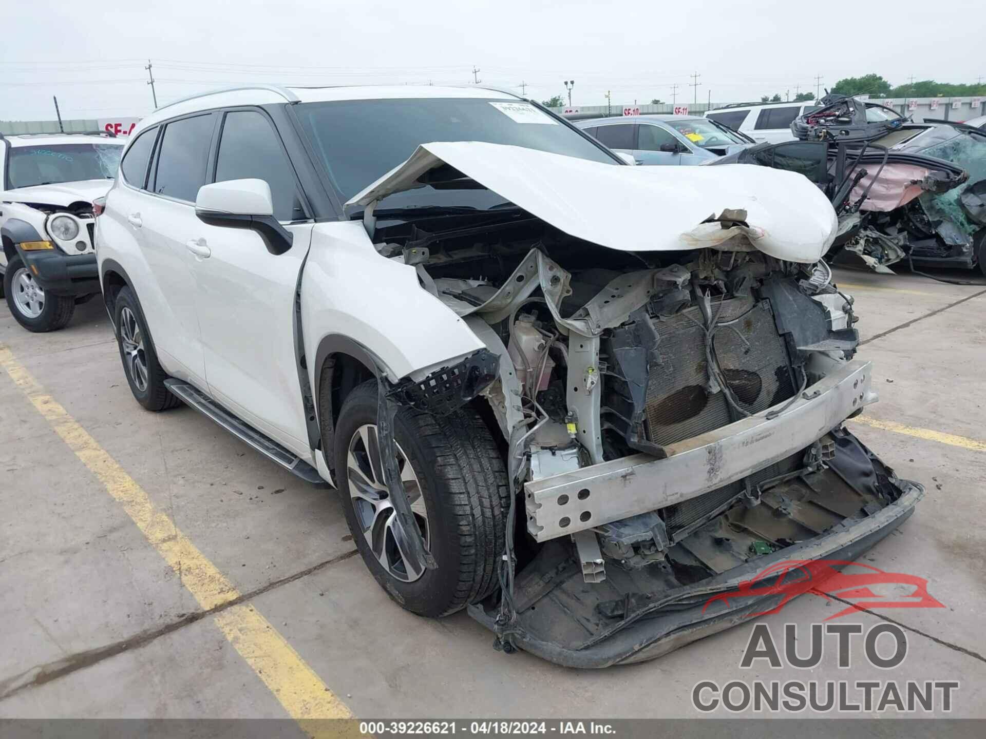 TOYOTA HIGHLANDER 2020 - 5TDGZRAHXLS508992