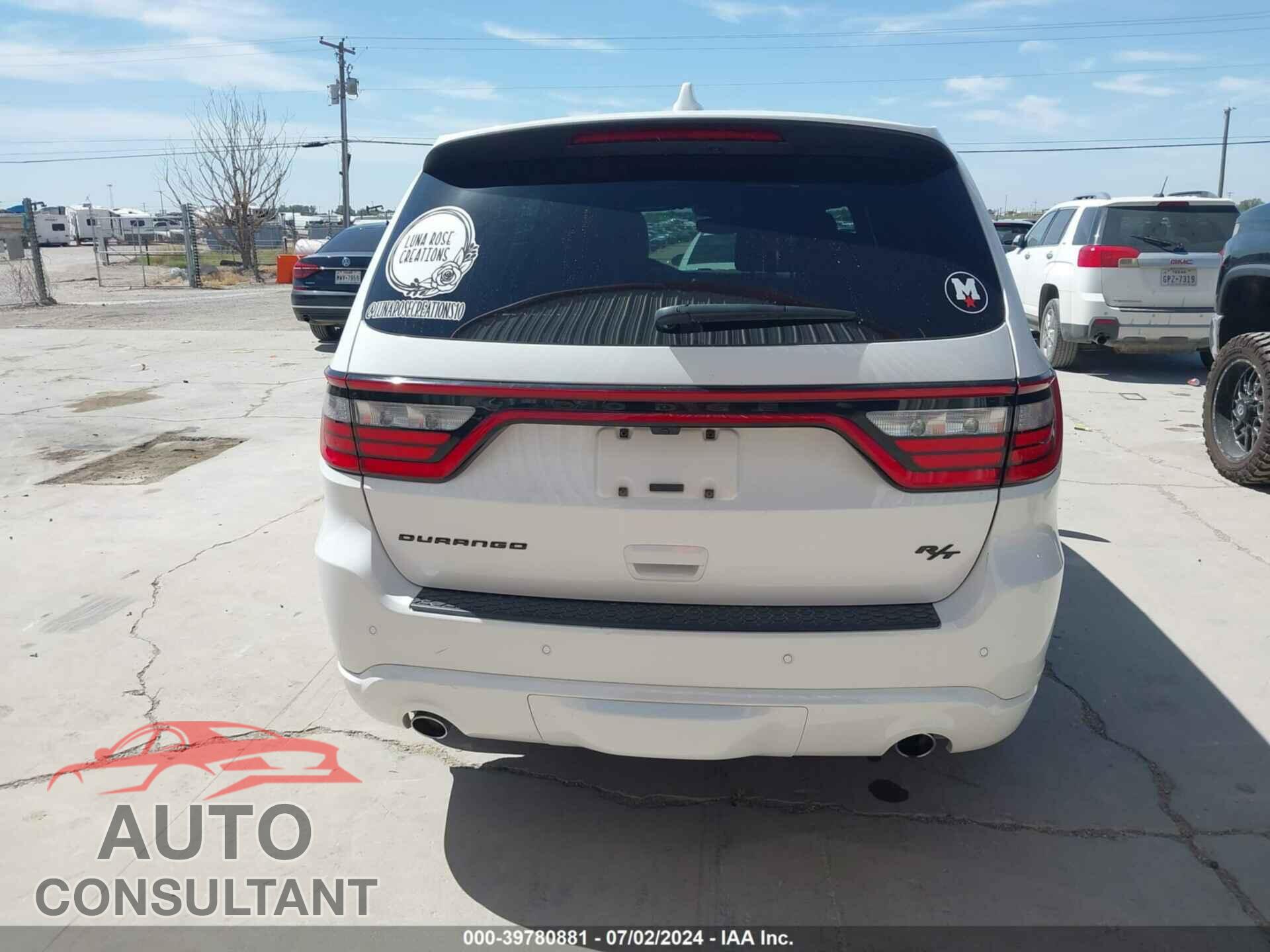 DODGE DURANGO 2021 - 1C4SDHCT0MC604444