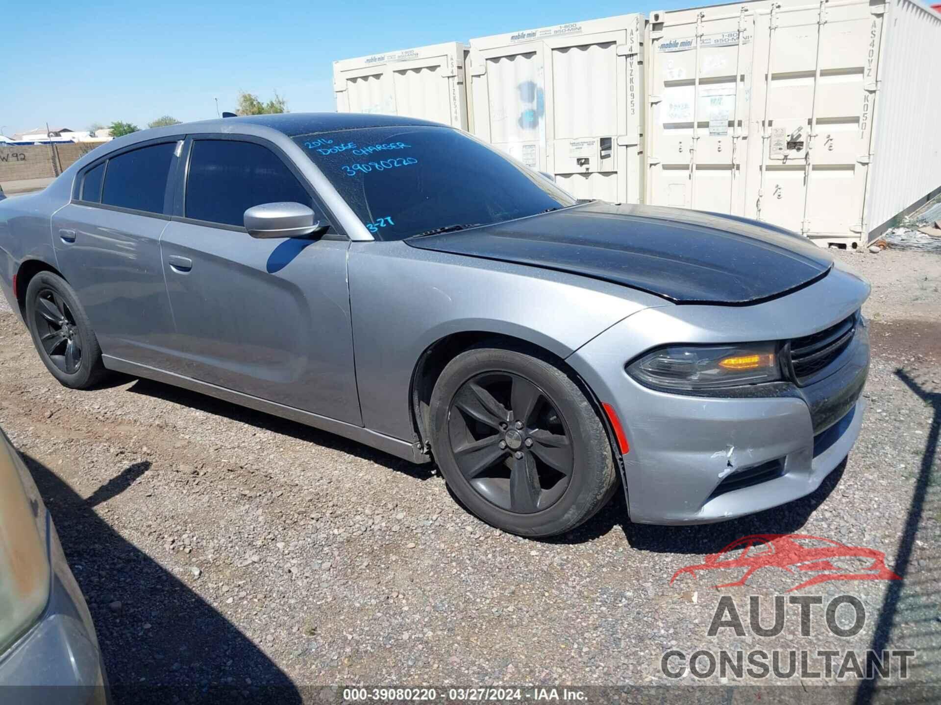 DODGE CHARGER 2016 - 2C3CDXHG0GH265457