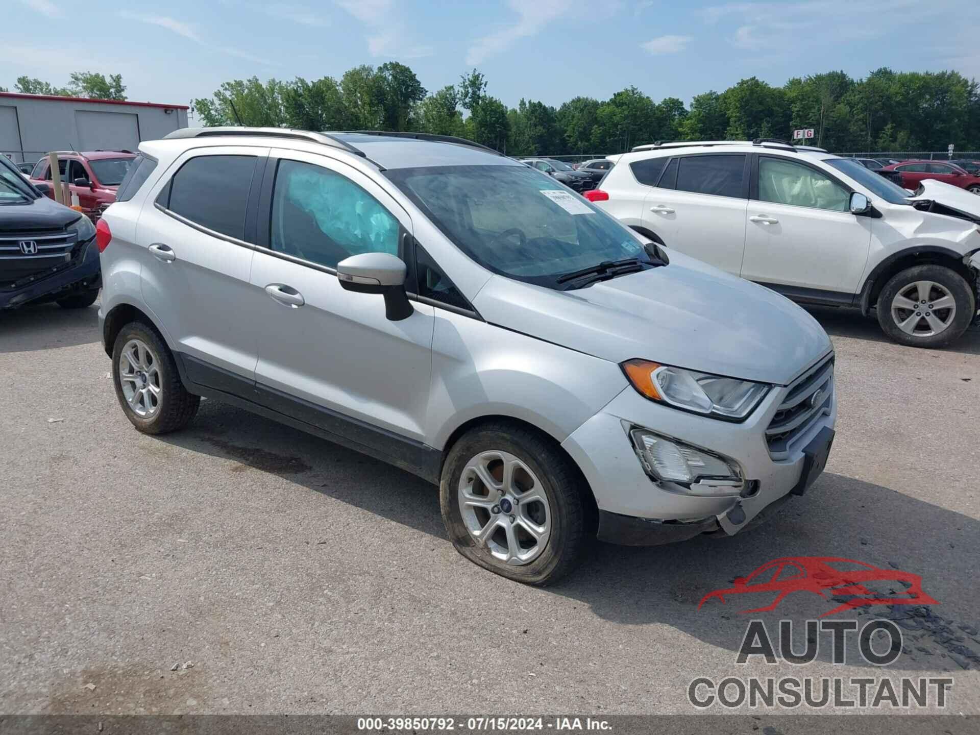 FORD ECOSPORT 2020 - MAJ6S3GL8LC392773