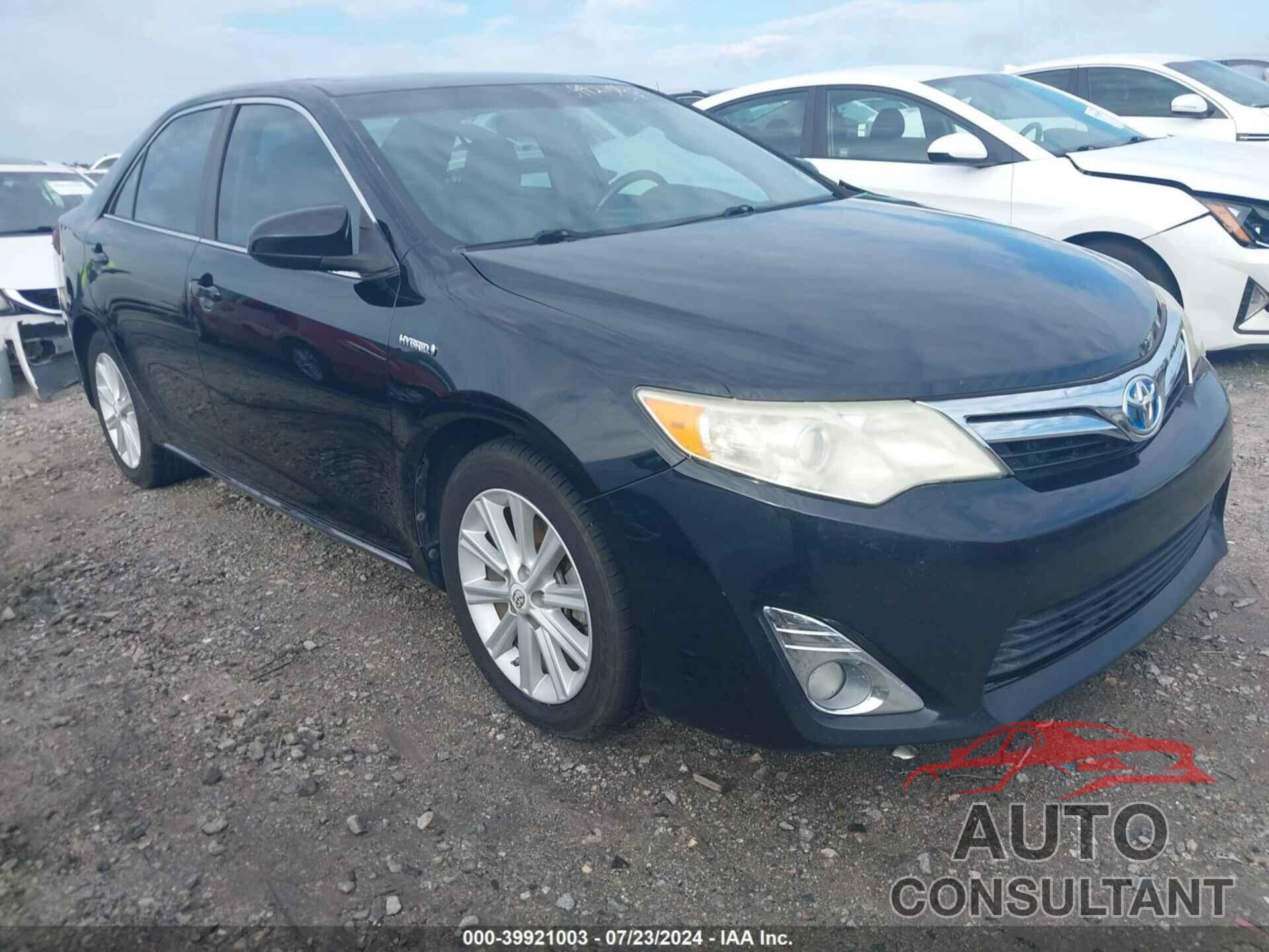 TOYOTA CAMRY HYBRID 2012 - 4T1BD1FK2CU002062