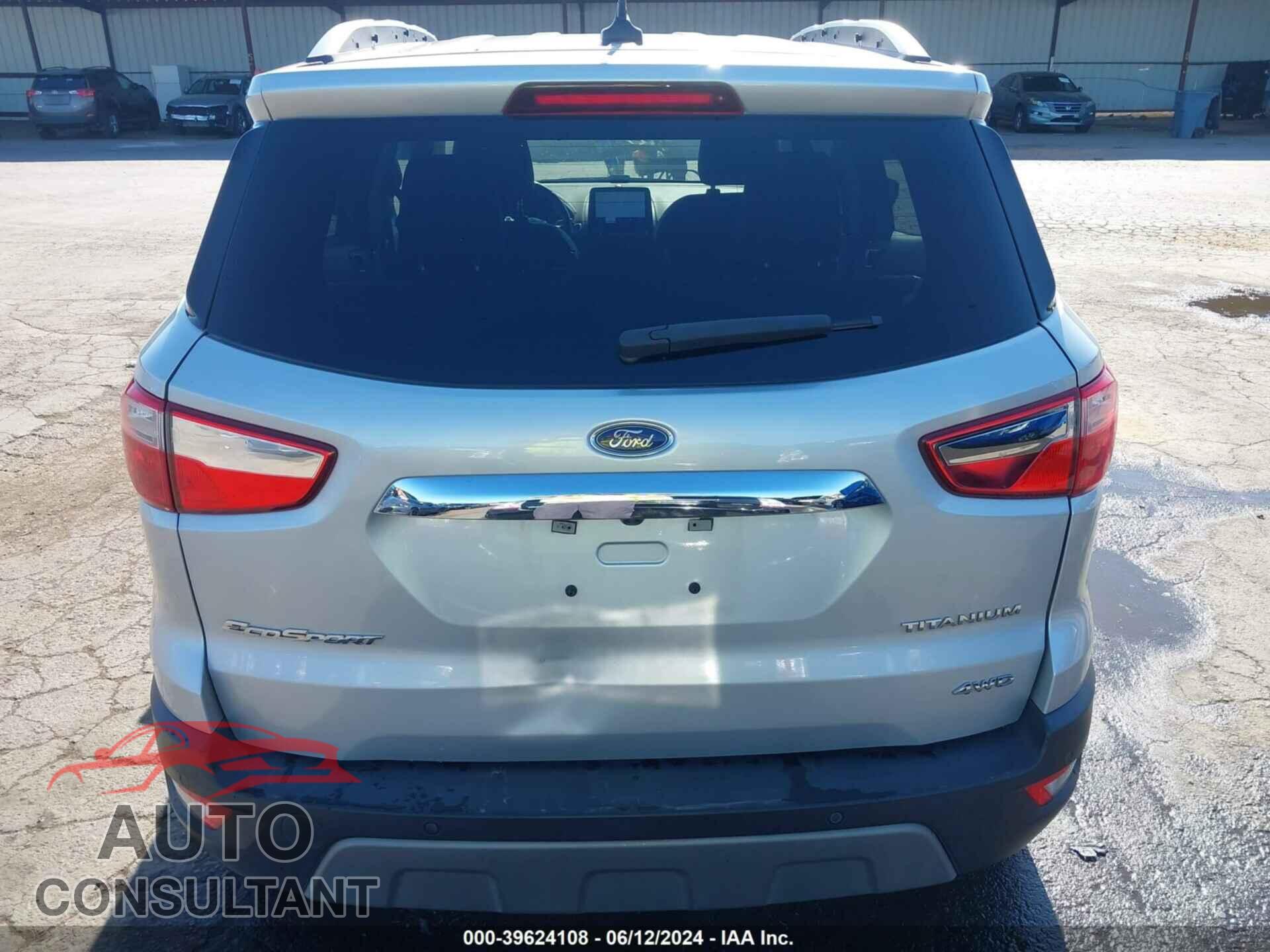 FORD ECOSPORT 2020 - MAJ6S3KL8LC362759