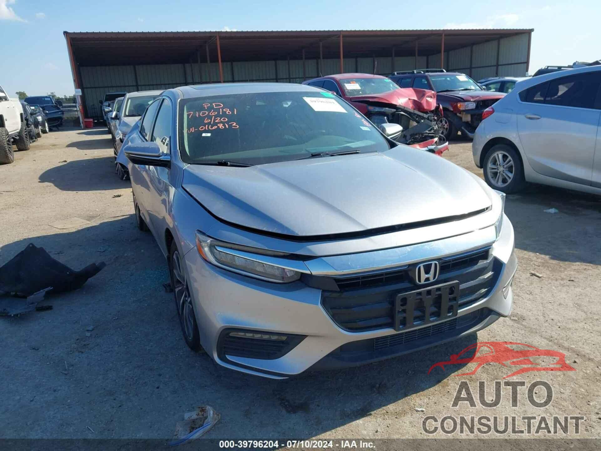 HONDA INSIGHT 2022 - 19XZE4F93NE016813