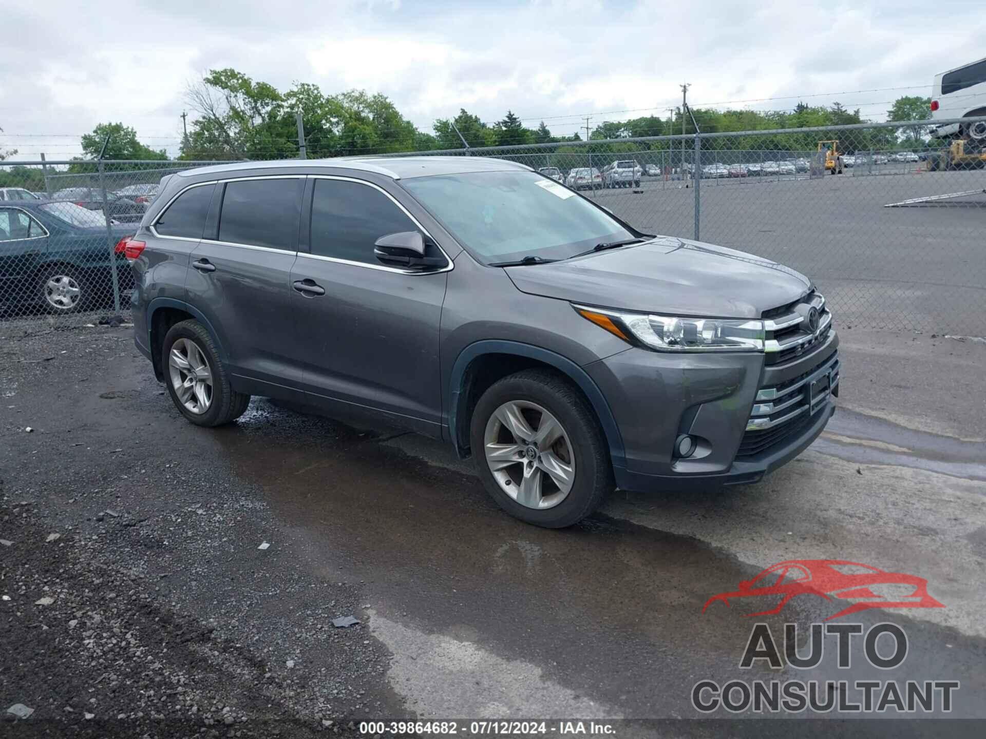 TOYOTA HIGHLANDER 2017 - 5TDDZRFH9HS357596