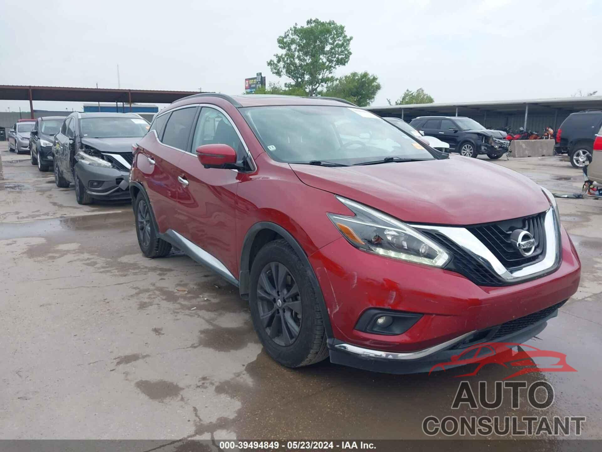 NISSAN MURANO 2018 - 5N1AZ2MG9JN174520