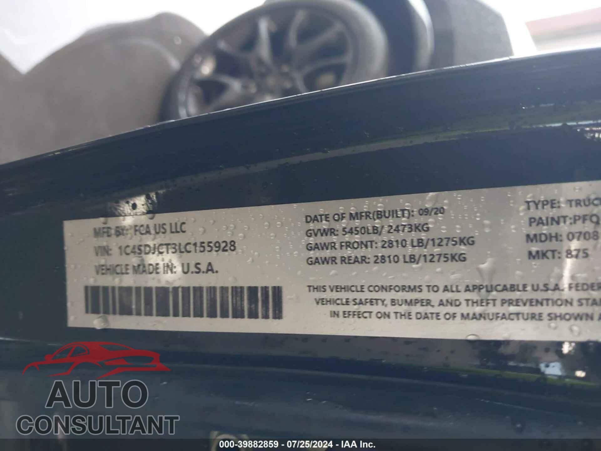 DODGE DURANGO 2023 - 1C4SDJCT5PC626855