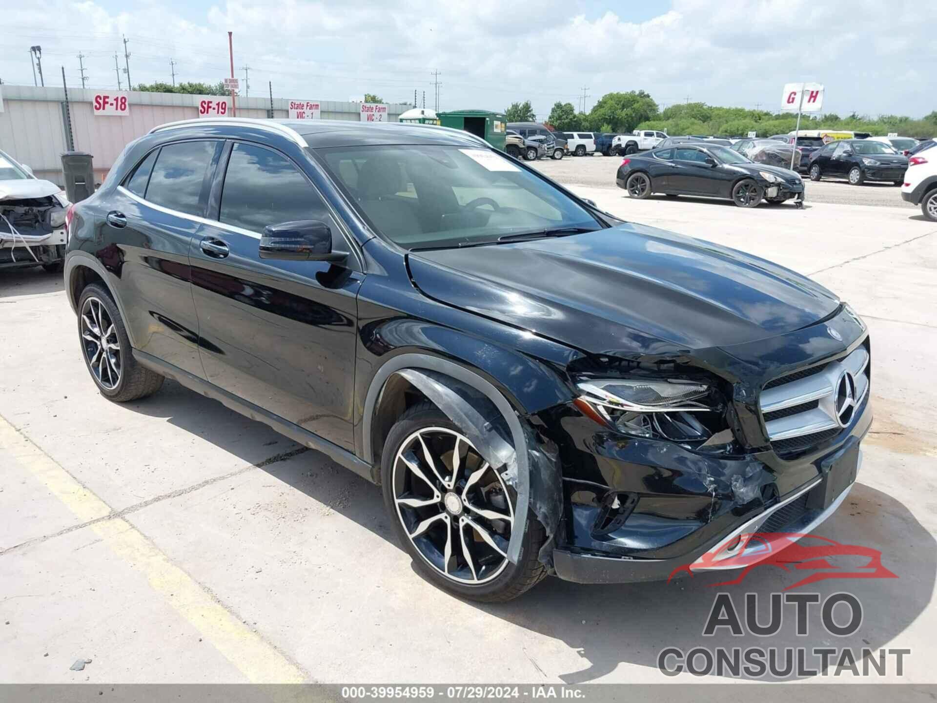 MERCEDES-BENZ GLA 250 2016 - WDCTG4EB0GJ247303