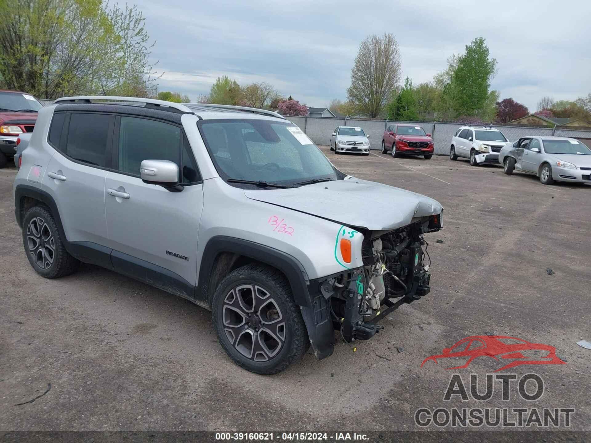 JEEP RENEGADE 2016 - ZACCJADT7GPC91573