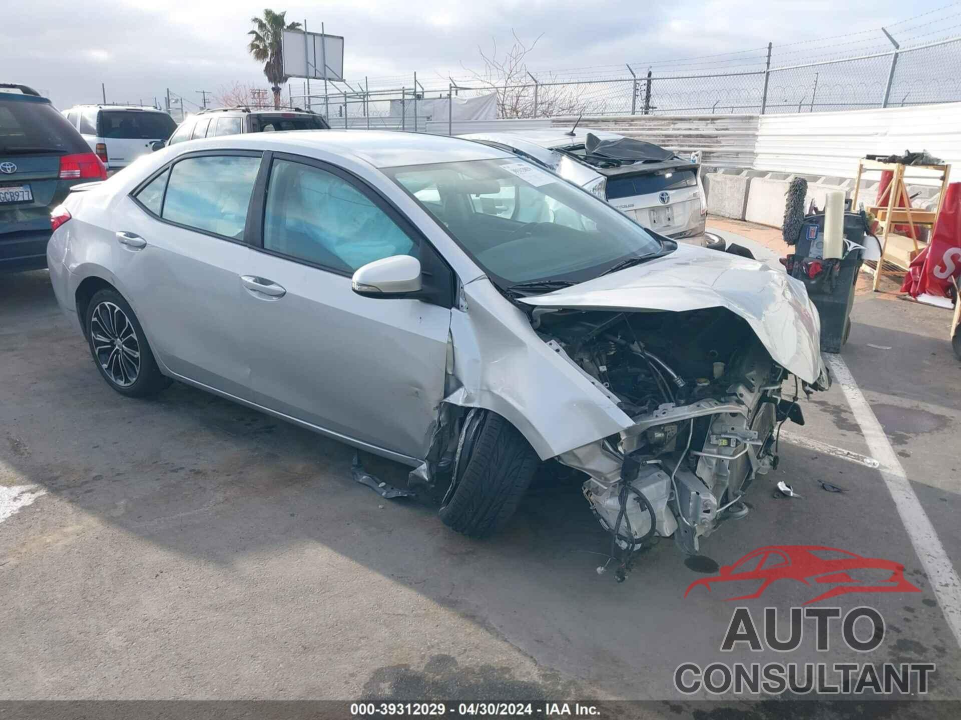 TOYOTA COROLLA 2016 - 2T1BURHE4GC679398