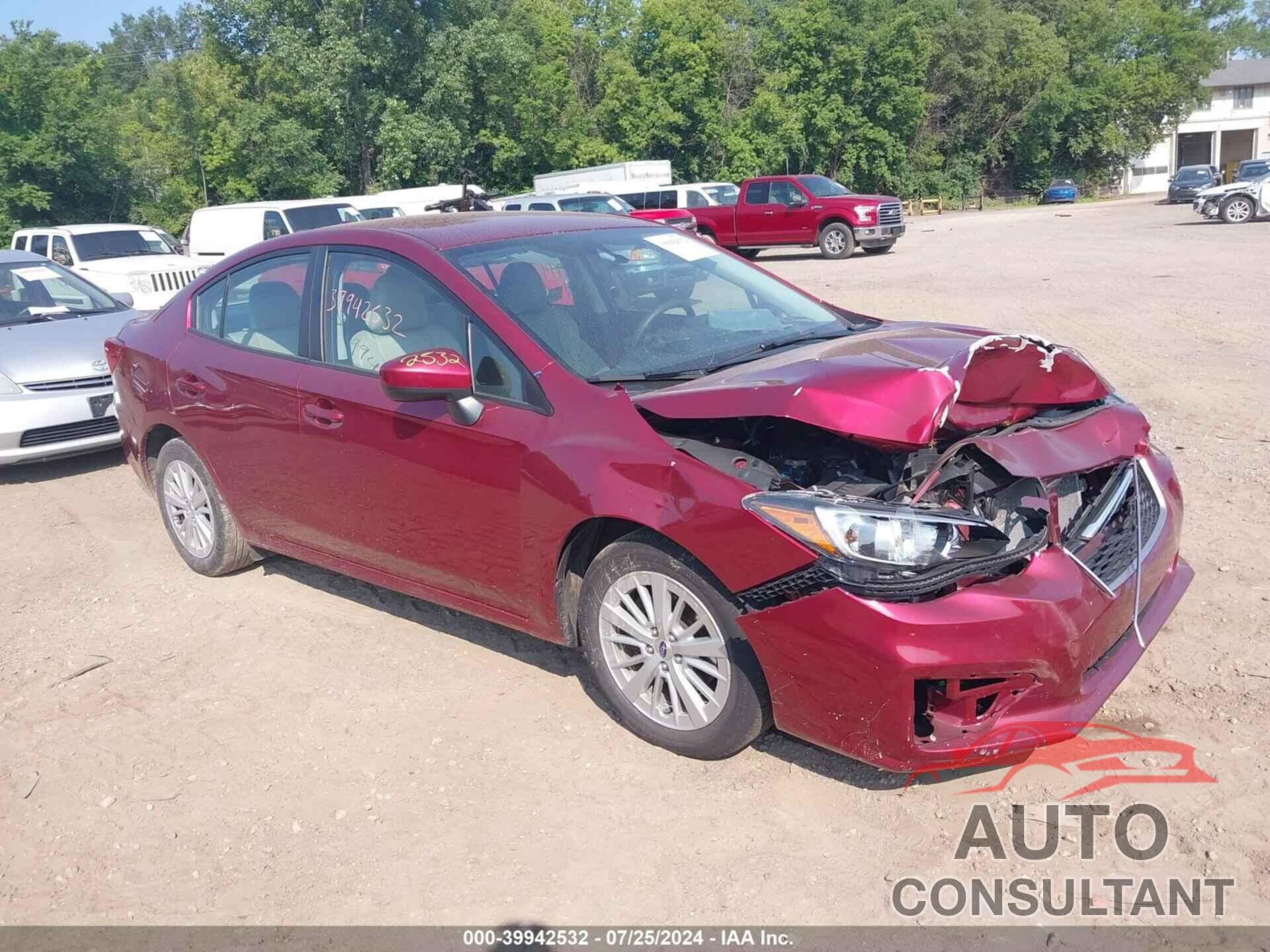 SUBARU IMPREZA 2018 - 4S3GKAB65J3624621