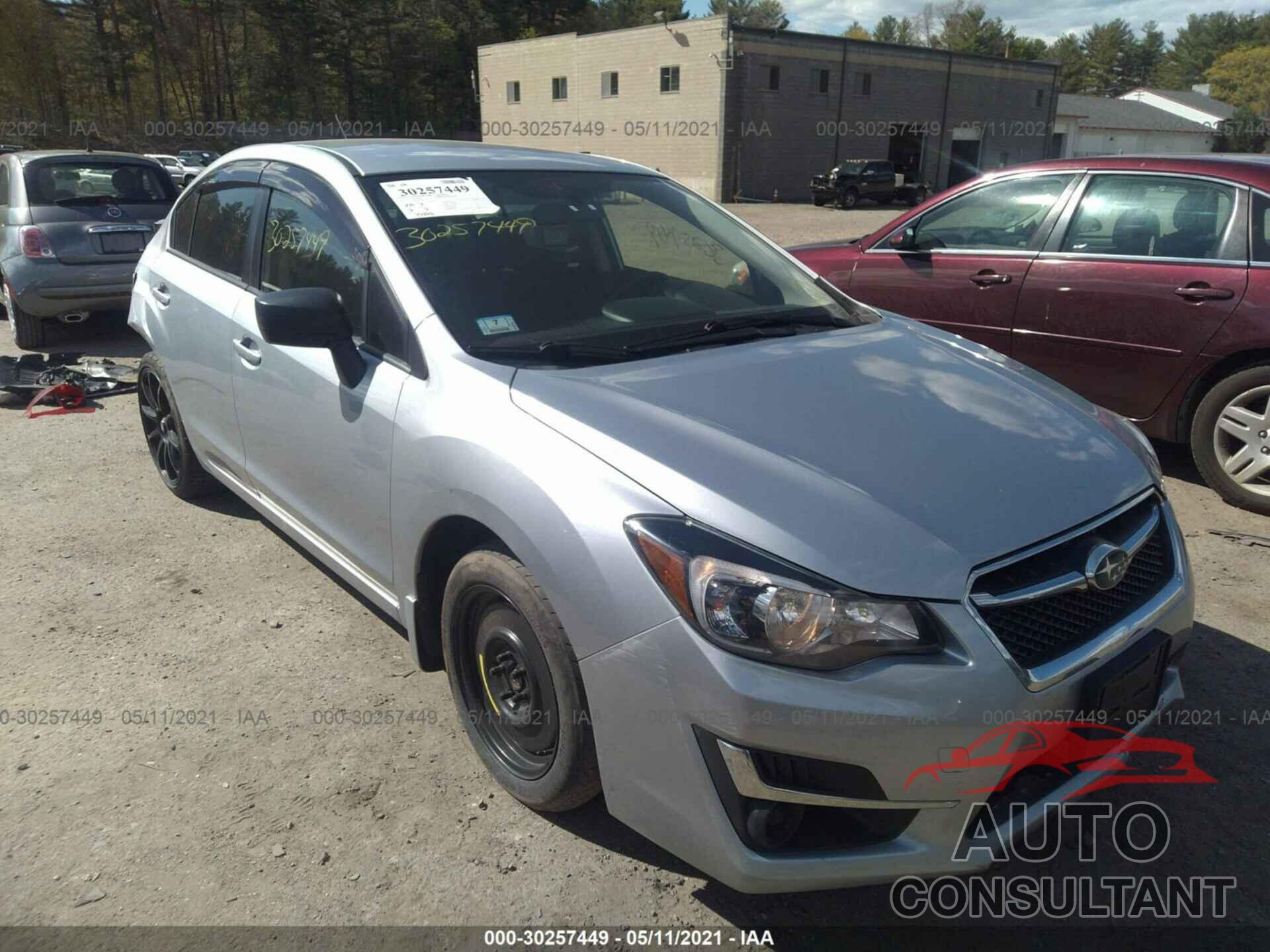 SUBARU IMPREZA SEDAN 2016 - JF1GJAA60GH011697
