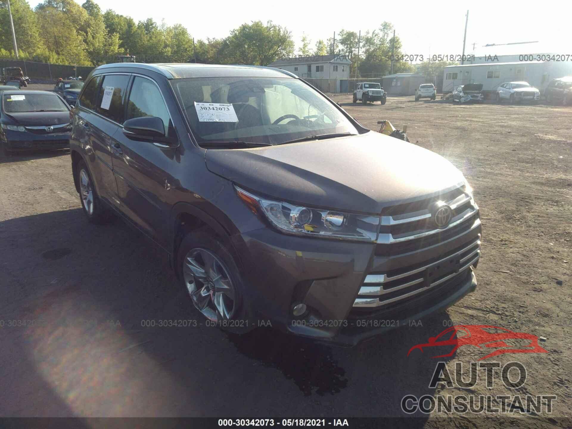 TOYOTA HIGHLANDER 2018 - 5TDDZRFH1JS829330