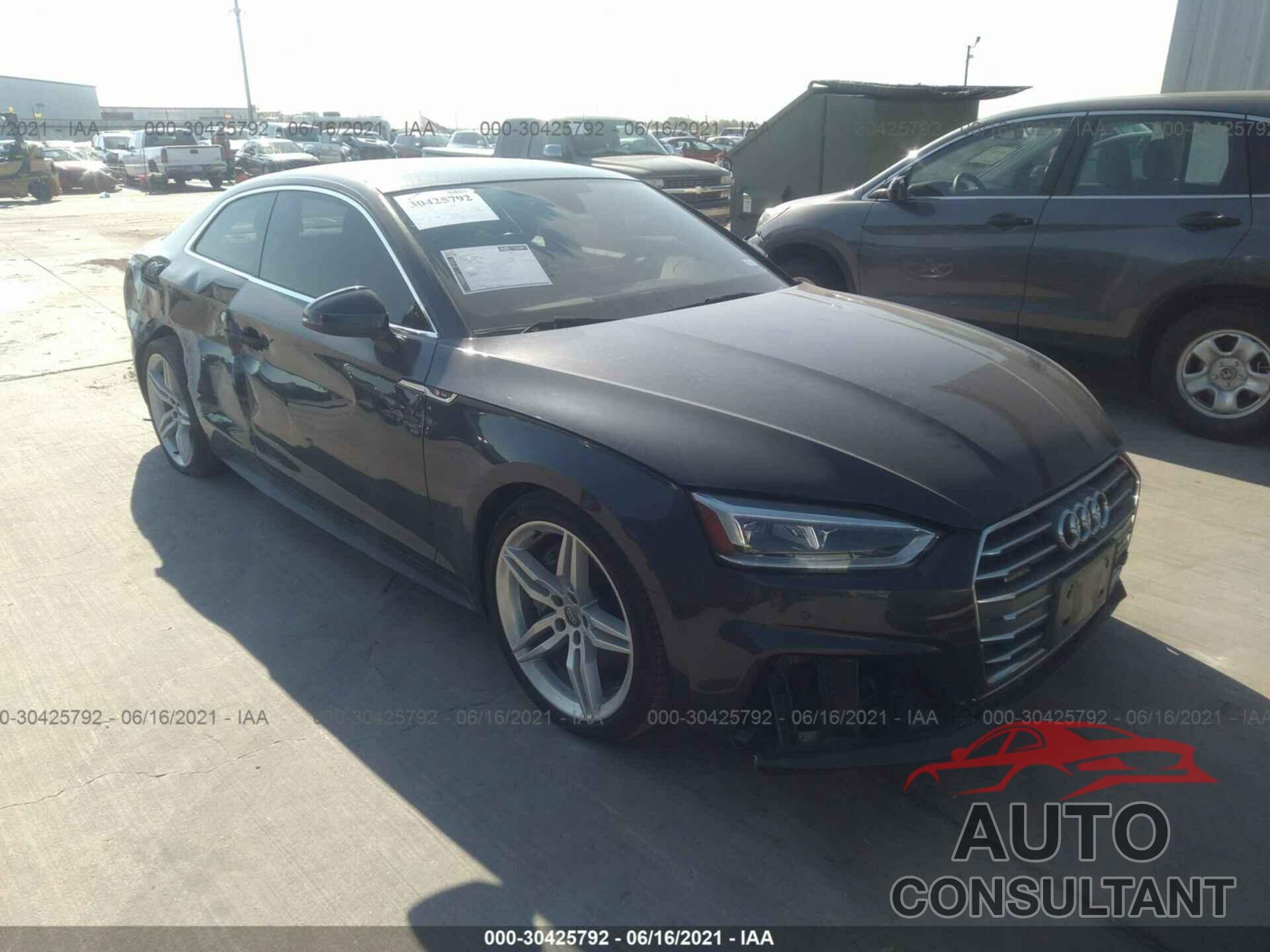 AUDI A5 COUPE 2018 - WAUTNAF52JA045764