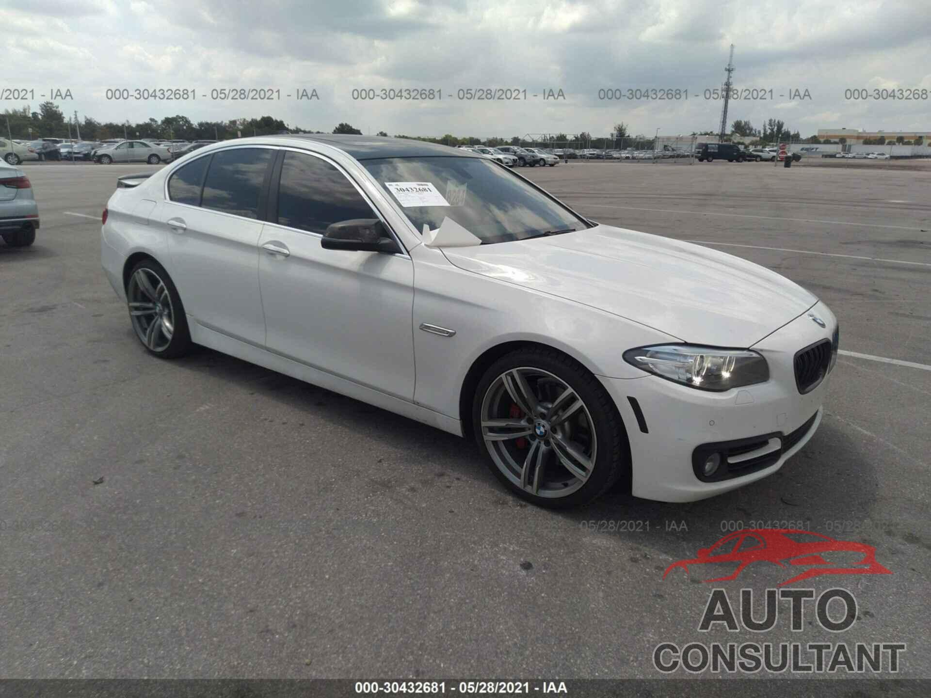 BMW 5 SERIES 2016 - WBA5B1C54GG133064