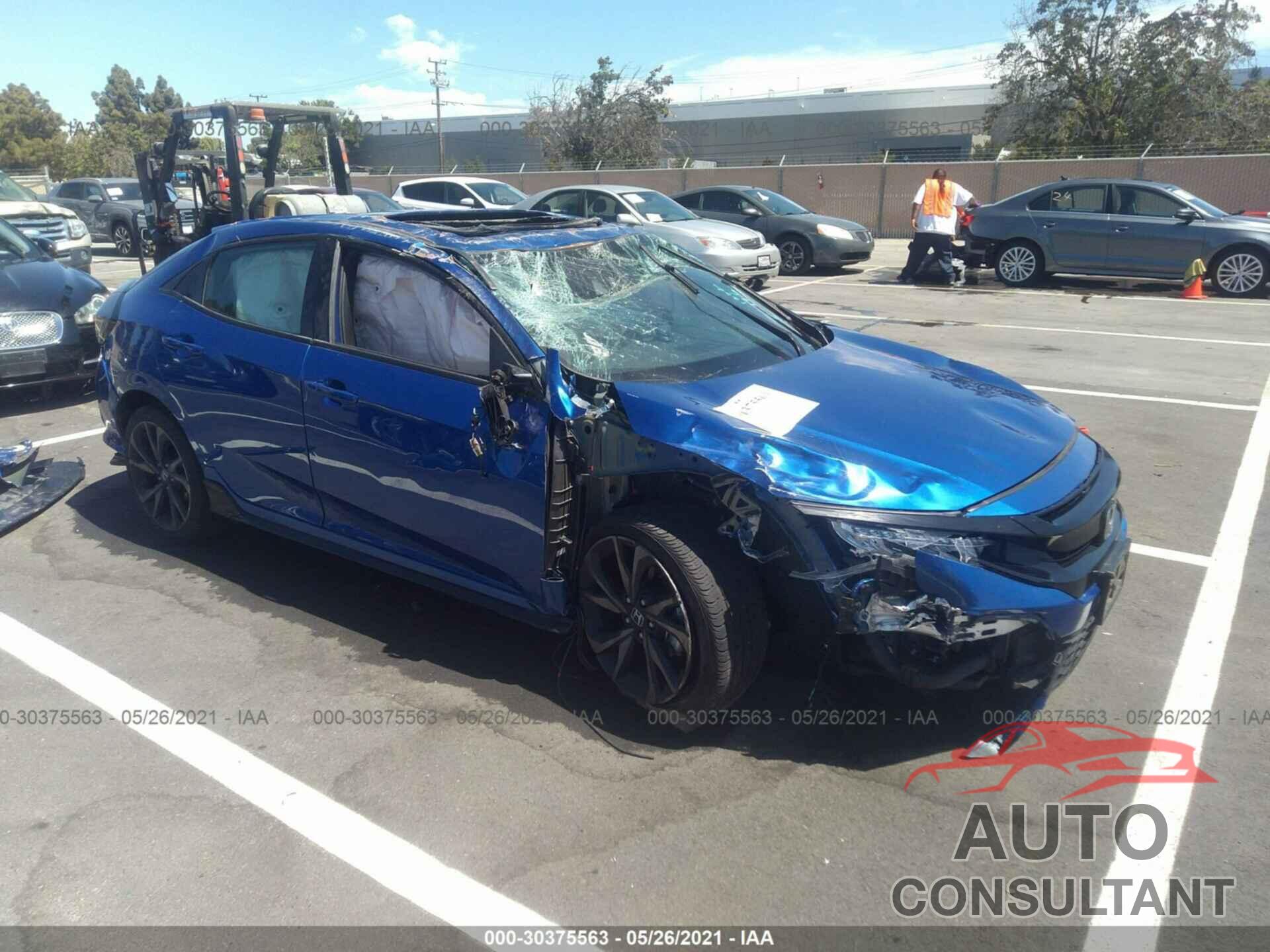HONDA CIVIC HATCHBACK 2019 - SHHFK7H95KU423577