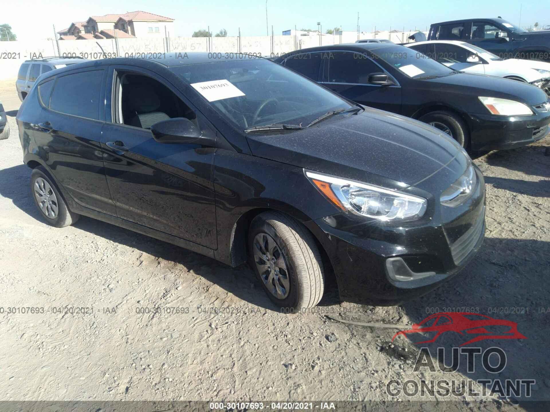 HYUNDAI ACCENT 2017 - KMHCT5AE5HU329501