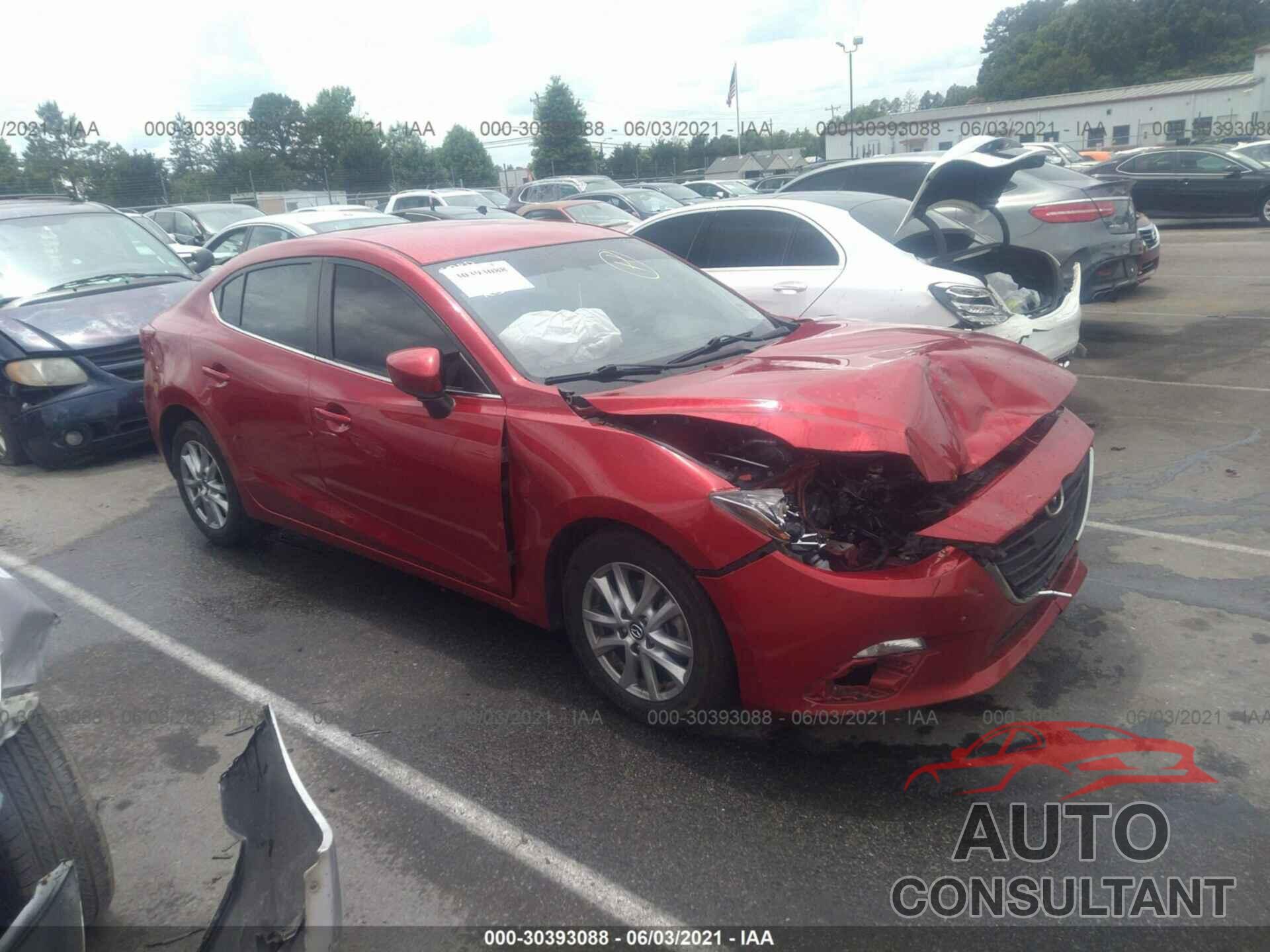 MAZDA MAZDA3 2016 - JM1BM1U76G1319370