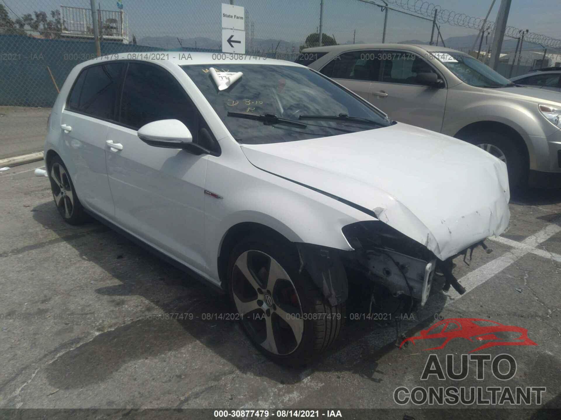 VOLKSWAGEN GOLF GTI 2017 - 3VW5T7AU8HM007534