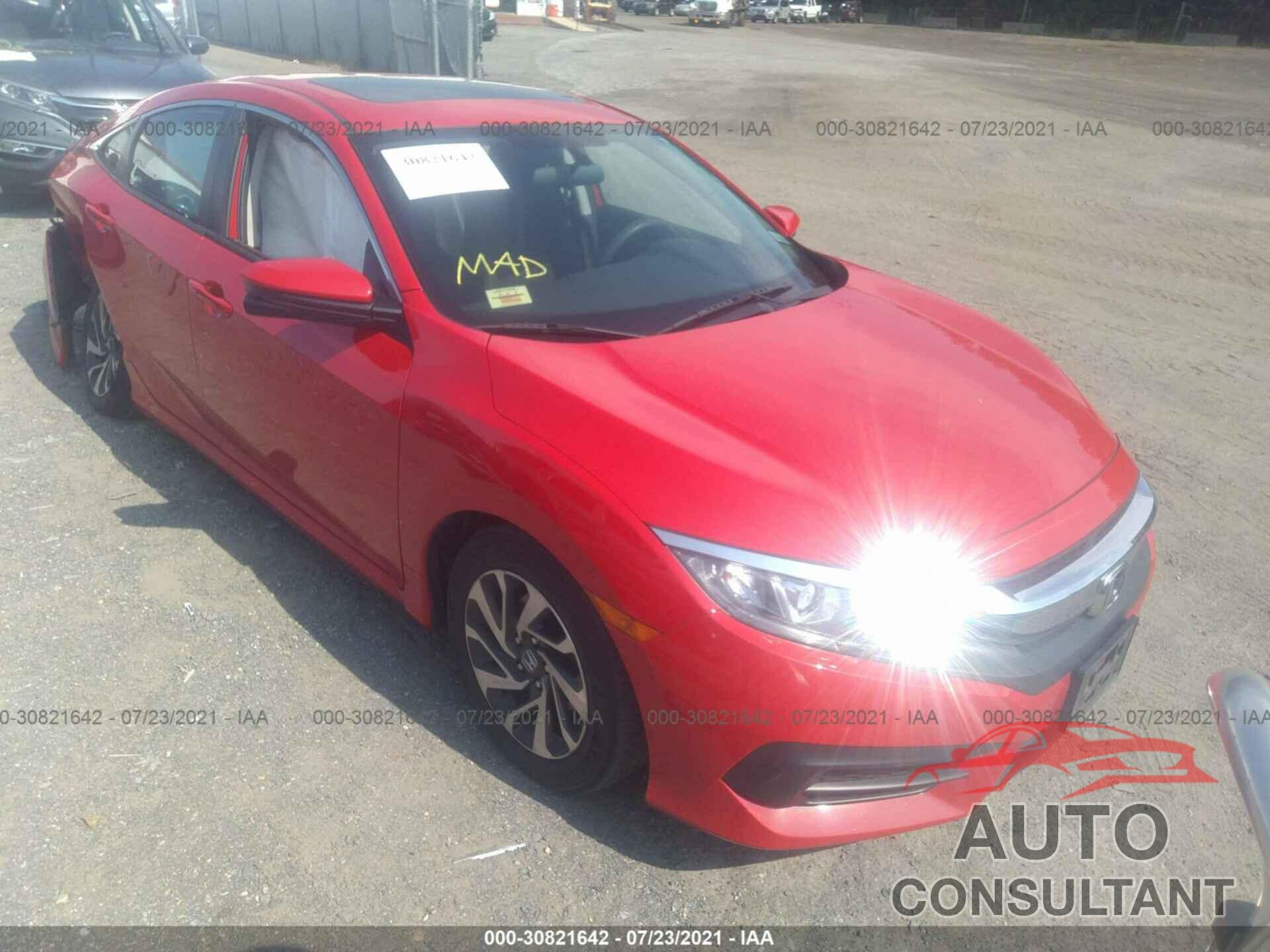 HONDA CIVIC SEDAN 2016 - 2HGFC2F79GH562374