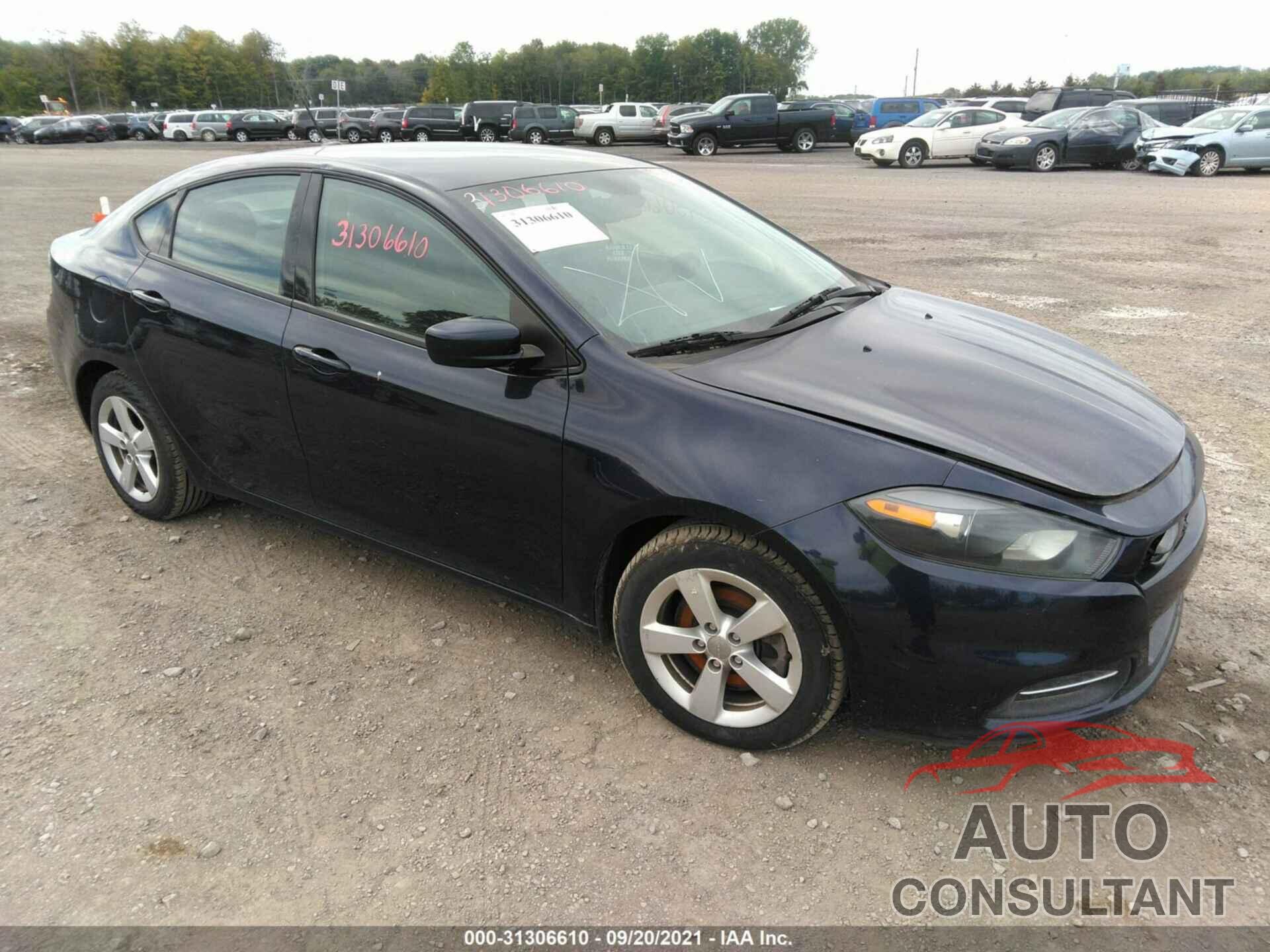 DODGE DART 2016 - 1C3CDFBAXGD584487