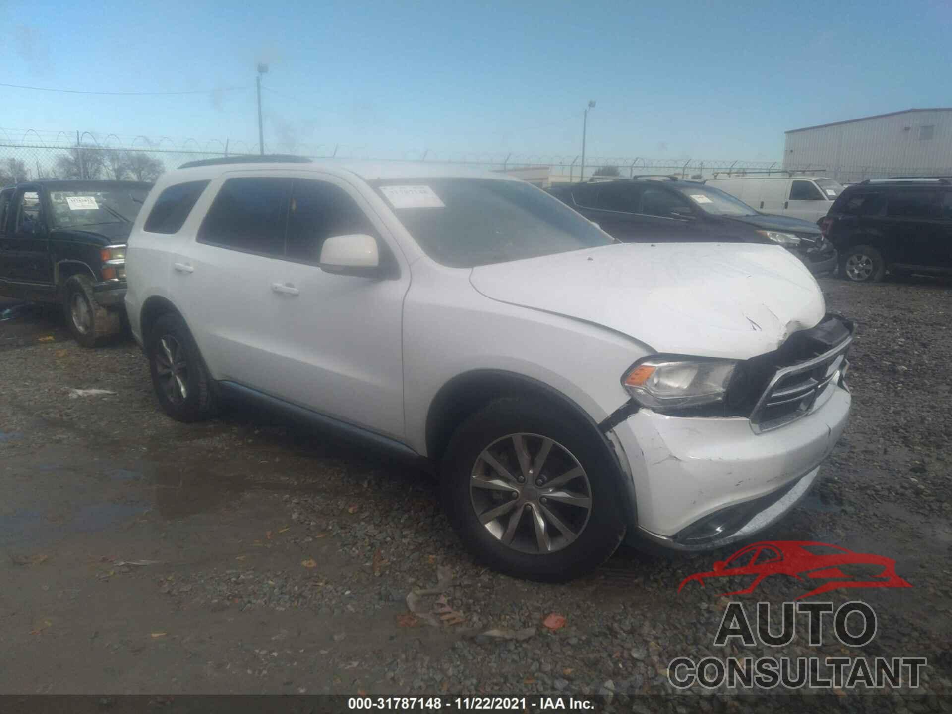 DODGE DURANGO 2016 - 1C4RDHDG4GC374007