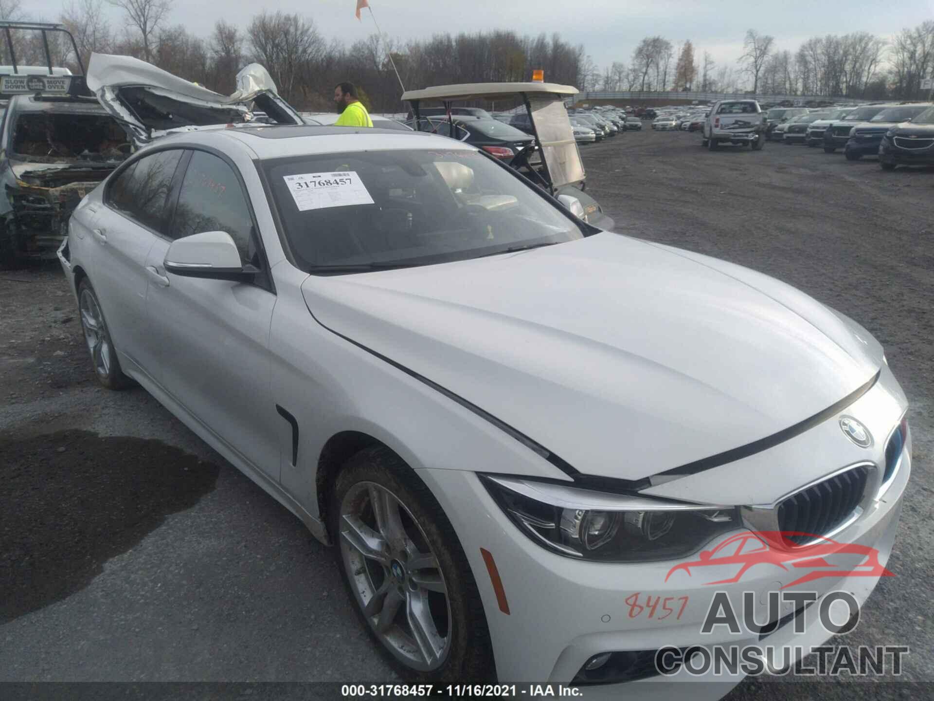 BMW 4 SERIES 2019 - WBA4J3C51KBL07365