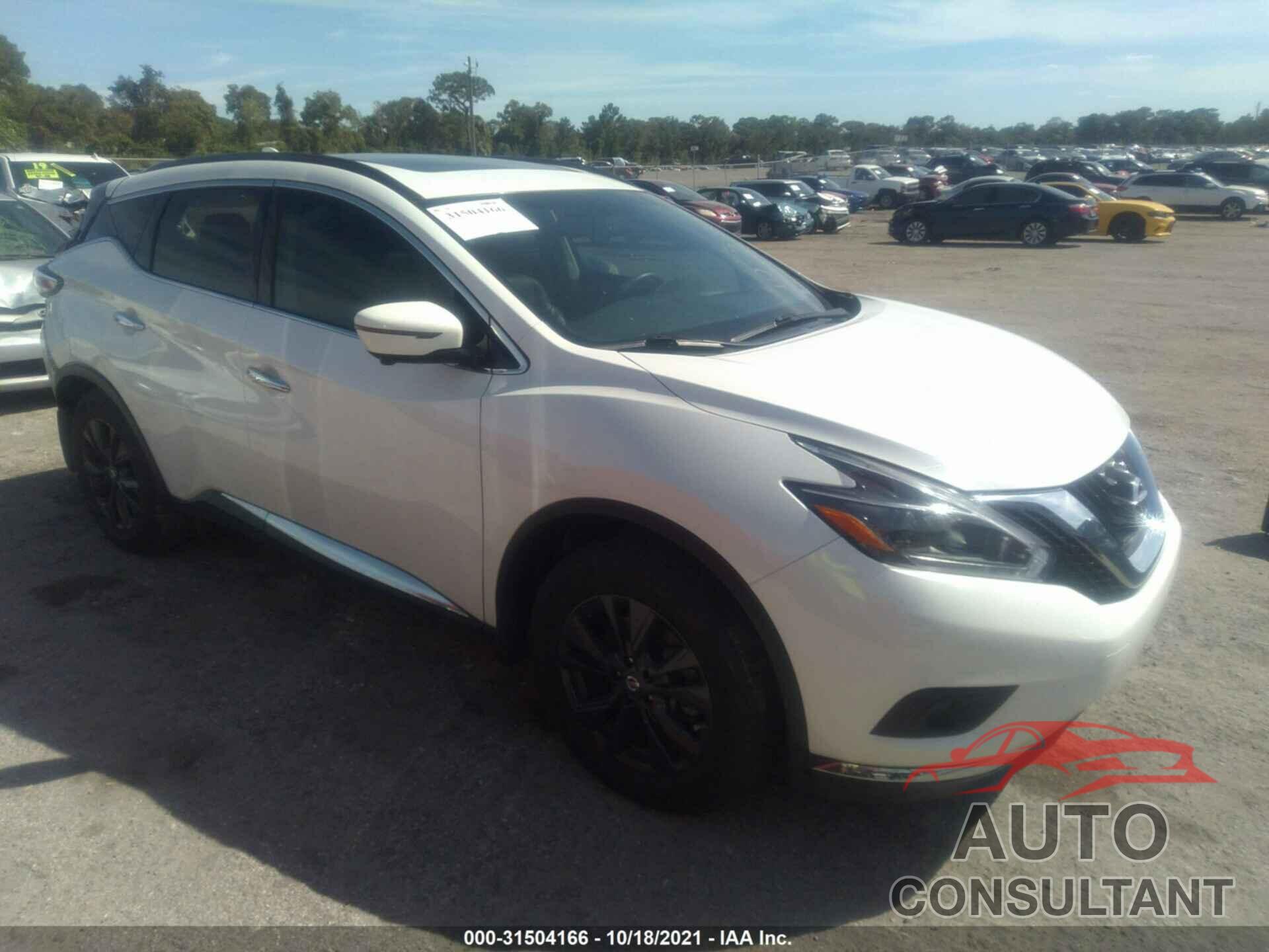 NISSAN MURANO 2018 - 5N1AZ2MG7JN144576