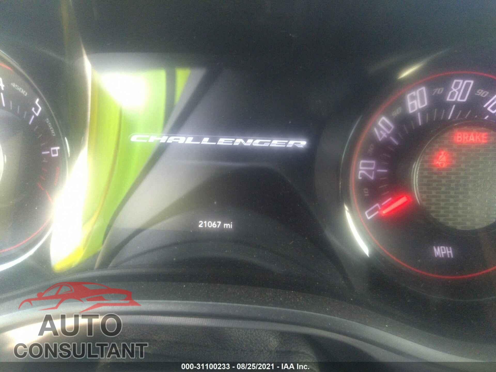 DODGE CHALLENGER 2019 - 2C3CDZAG6KH500409
