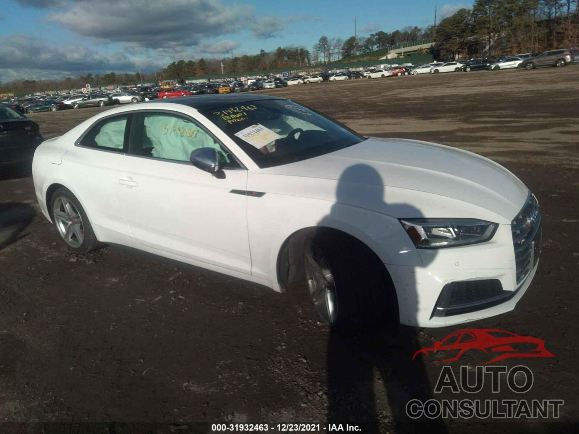 AUDI S5 COUPE 2018 - WAUP4AF55JA055810
