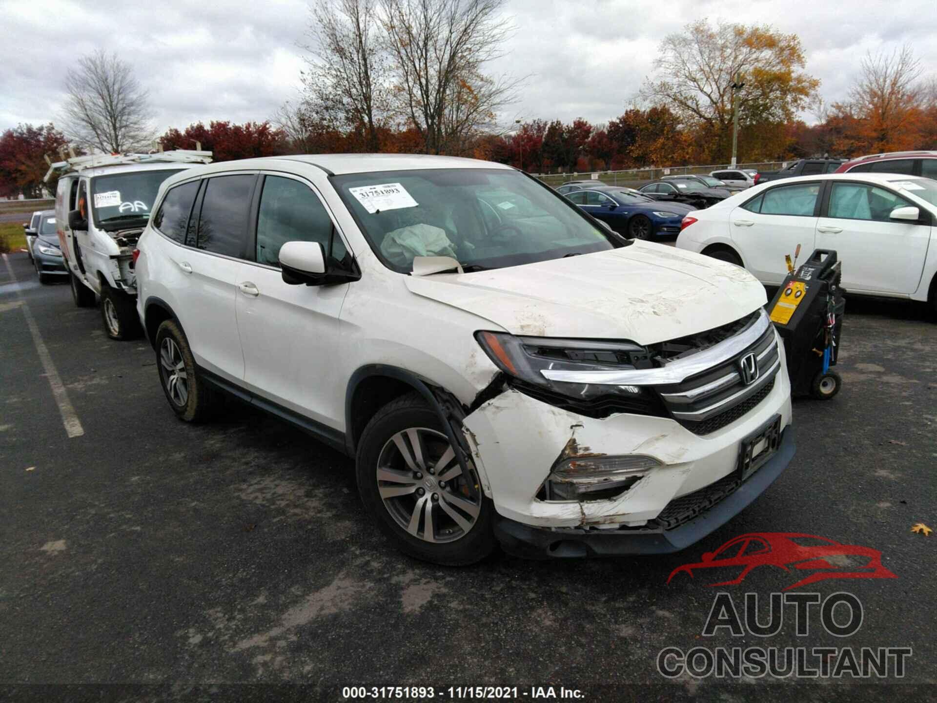 HONDA PILOT 2016 - 5FNYF6H39GB084513