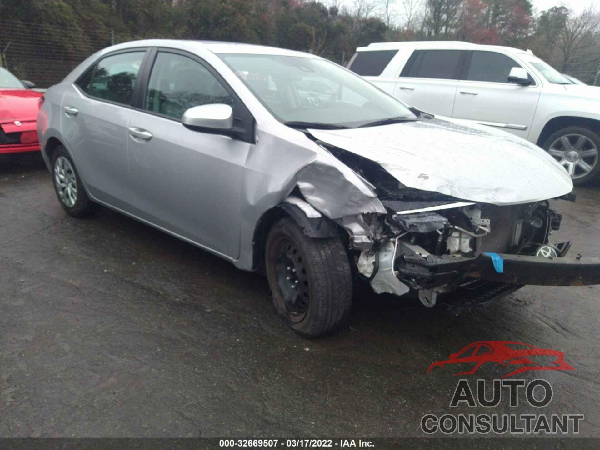 TOYOTA COROLLA 2017 - 2T1BURHE3HC862387