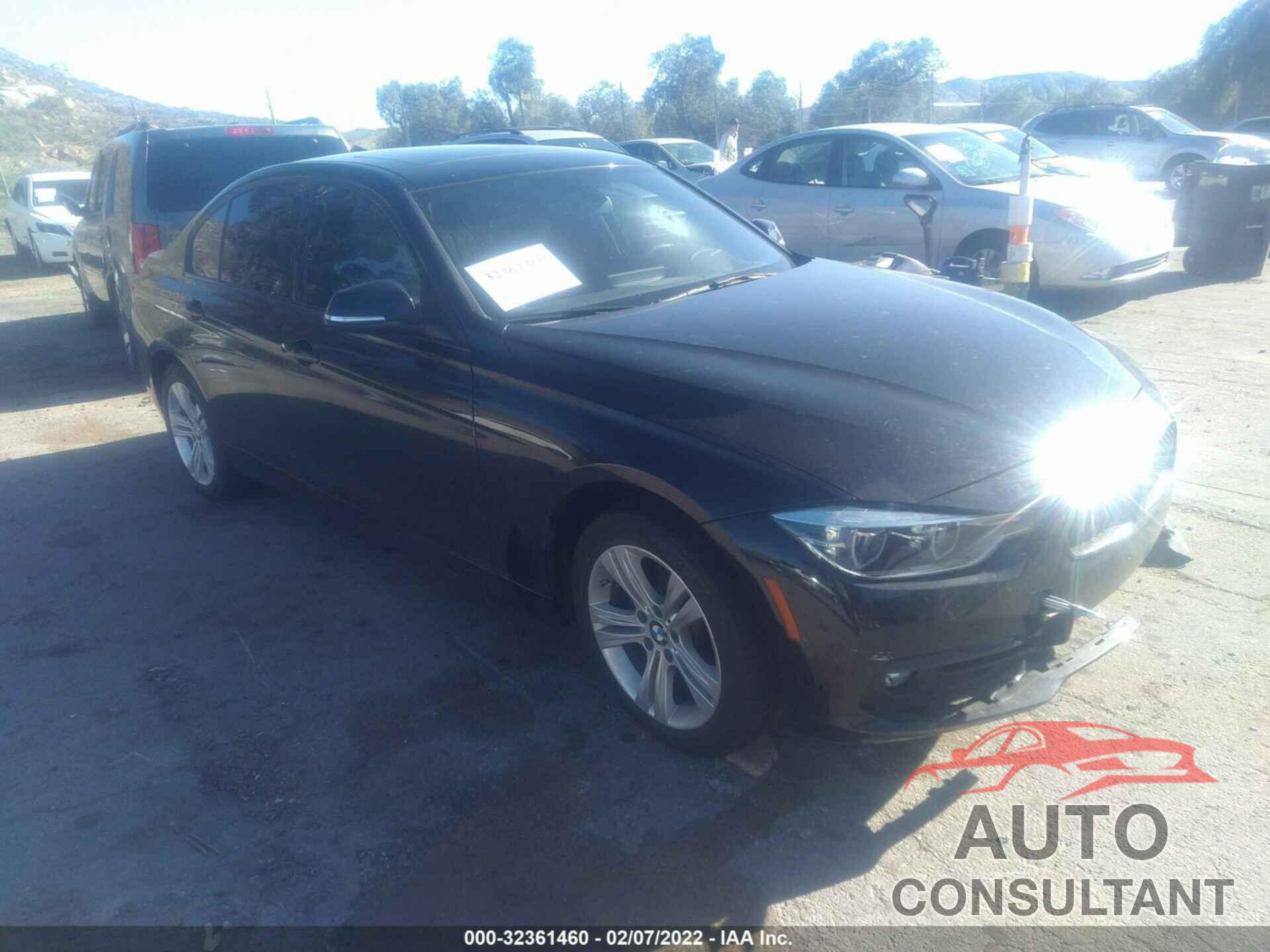 BMW 3 SERIES 2017 - WBA8D9G39HNU63777