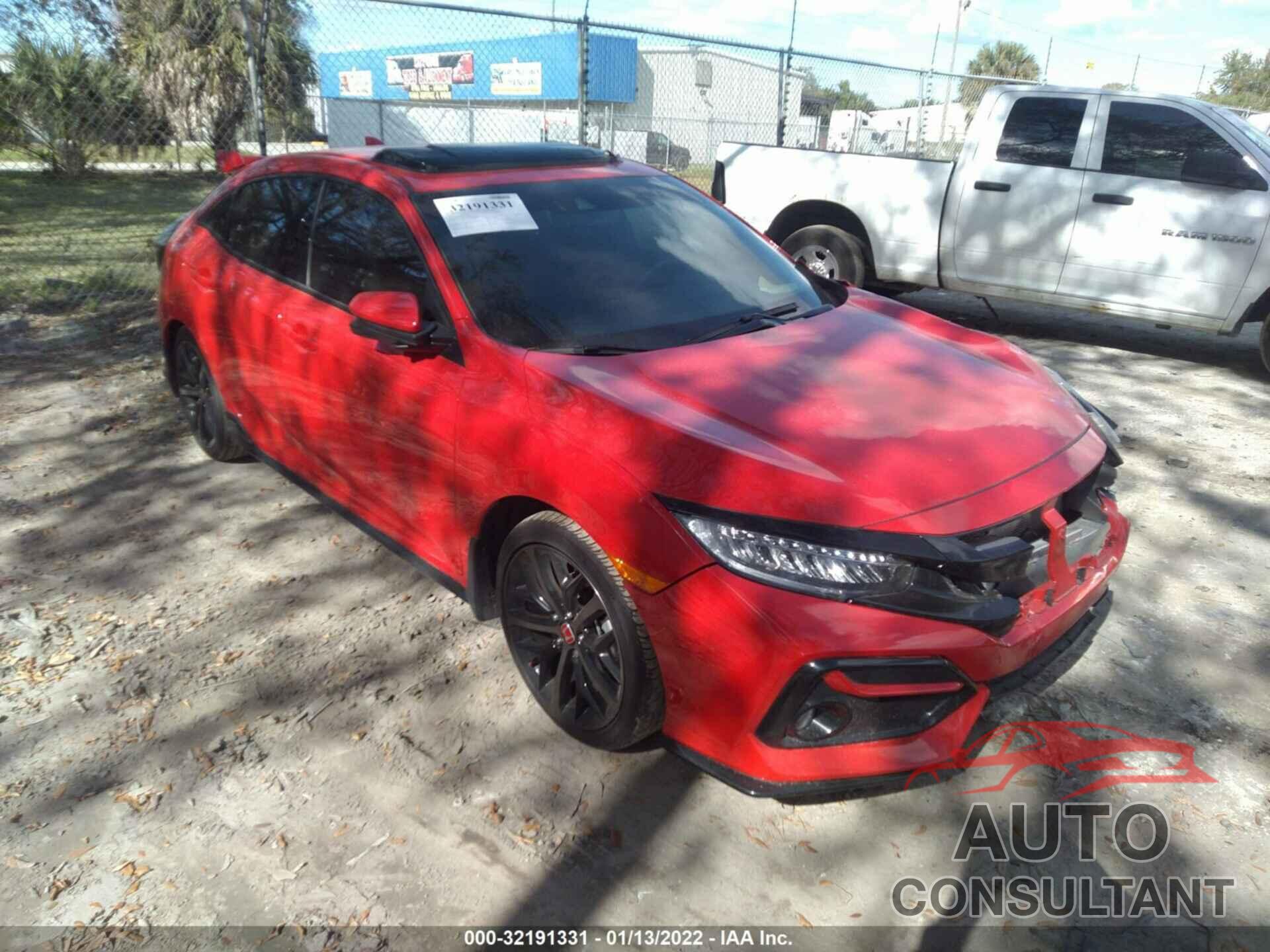 HONDA CIVIC HATCHBACK 2020 - SHHFK7H99LU204316
