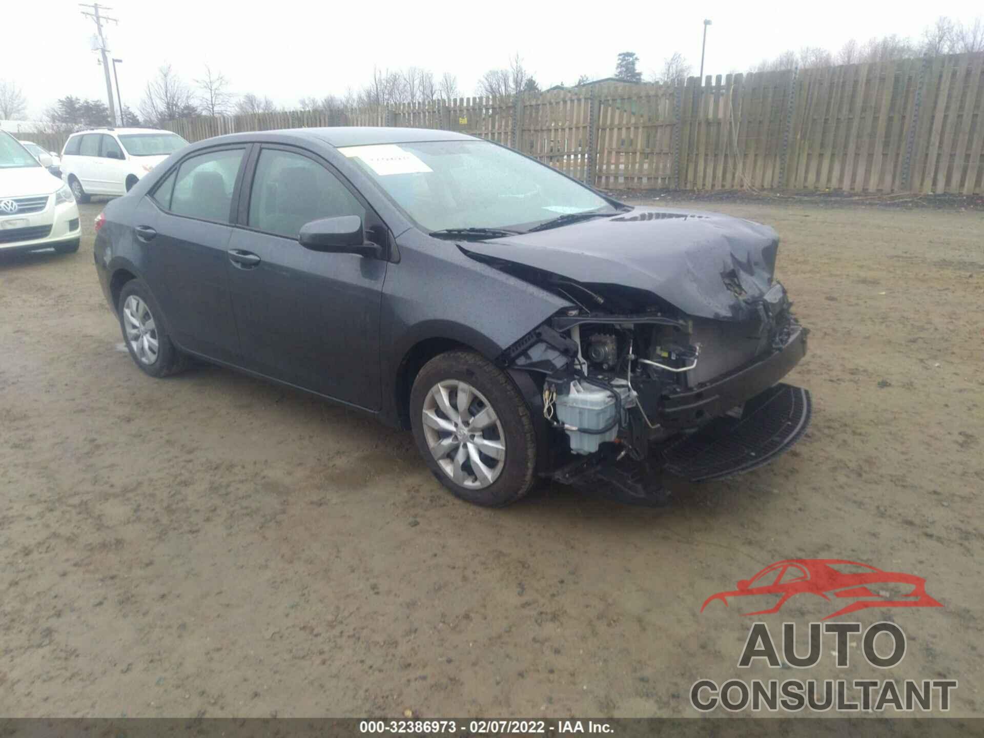 TOYOTA COROLLA 2016 - 2T1BURHE9GC656747