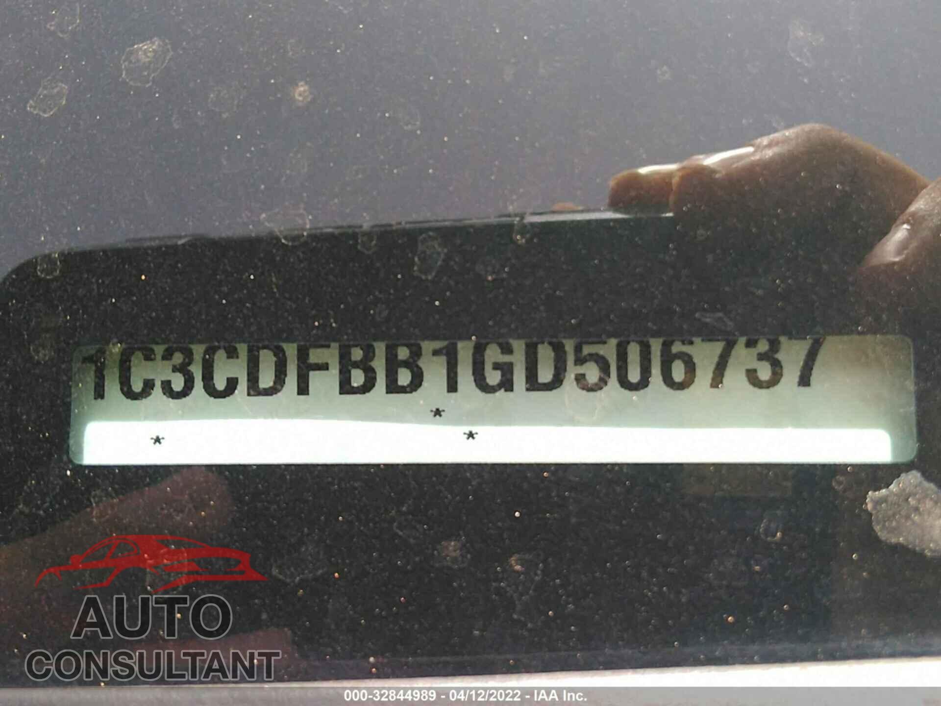 DODGE DART 2016 - 1C3CDFBB1GD506737