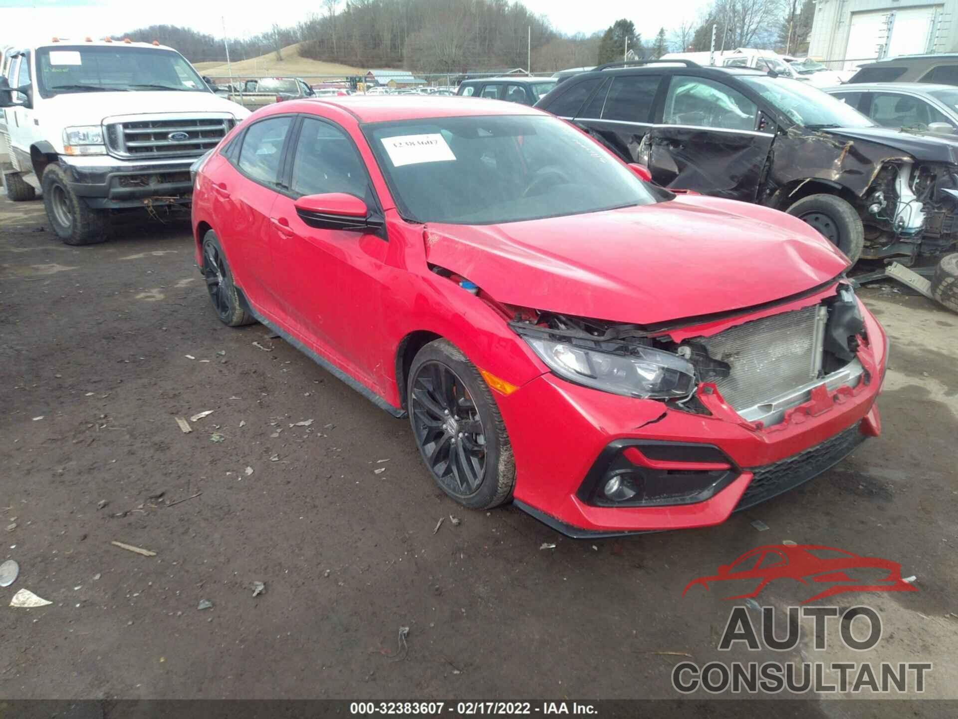 HONDA CIVIC HATCHBACK 2021 - SHHFK7H41MU201884