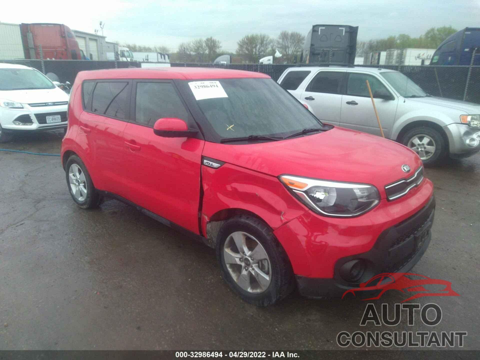 KIA SOUL 2019 - KNDJN2A27K7026252