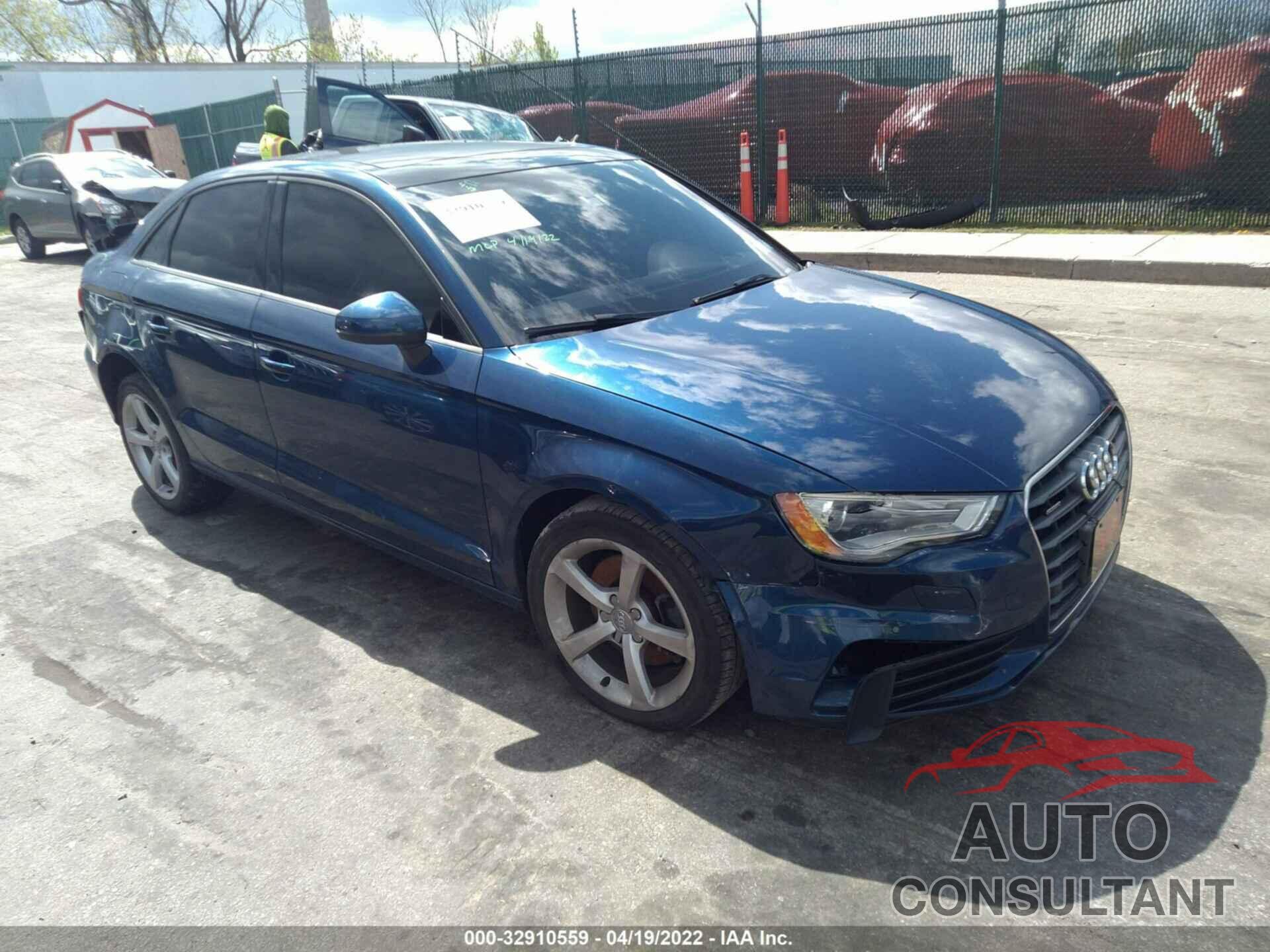 AUDI A3 2016 - WAUB8GFF3G1066727