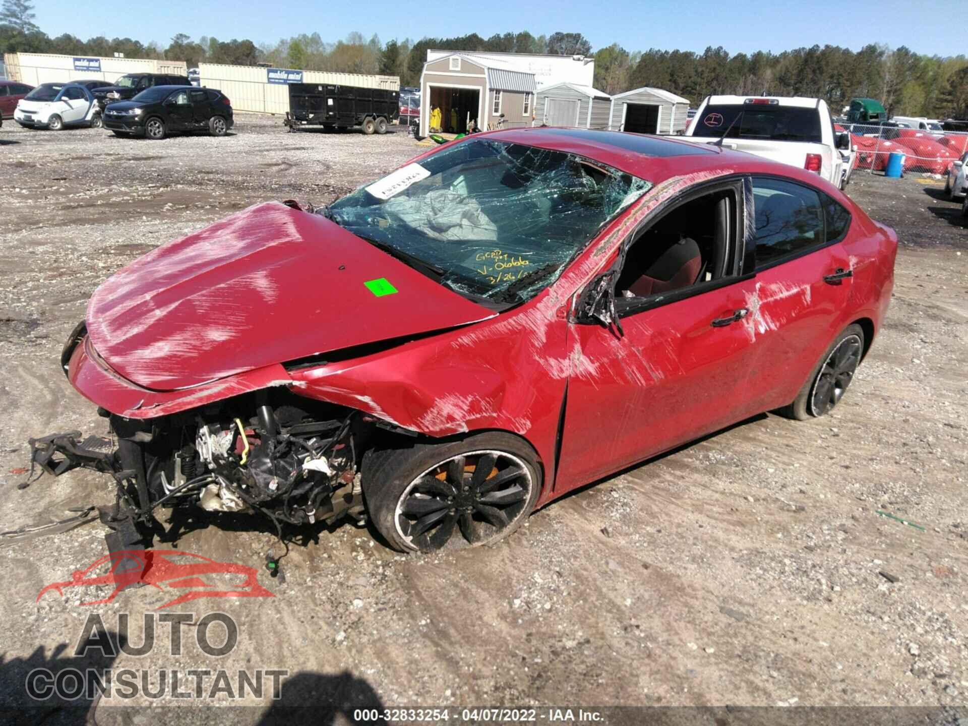 DODGE DART 2016 - 1C3CDFFA5GD820666