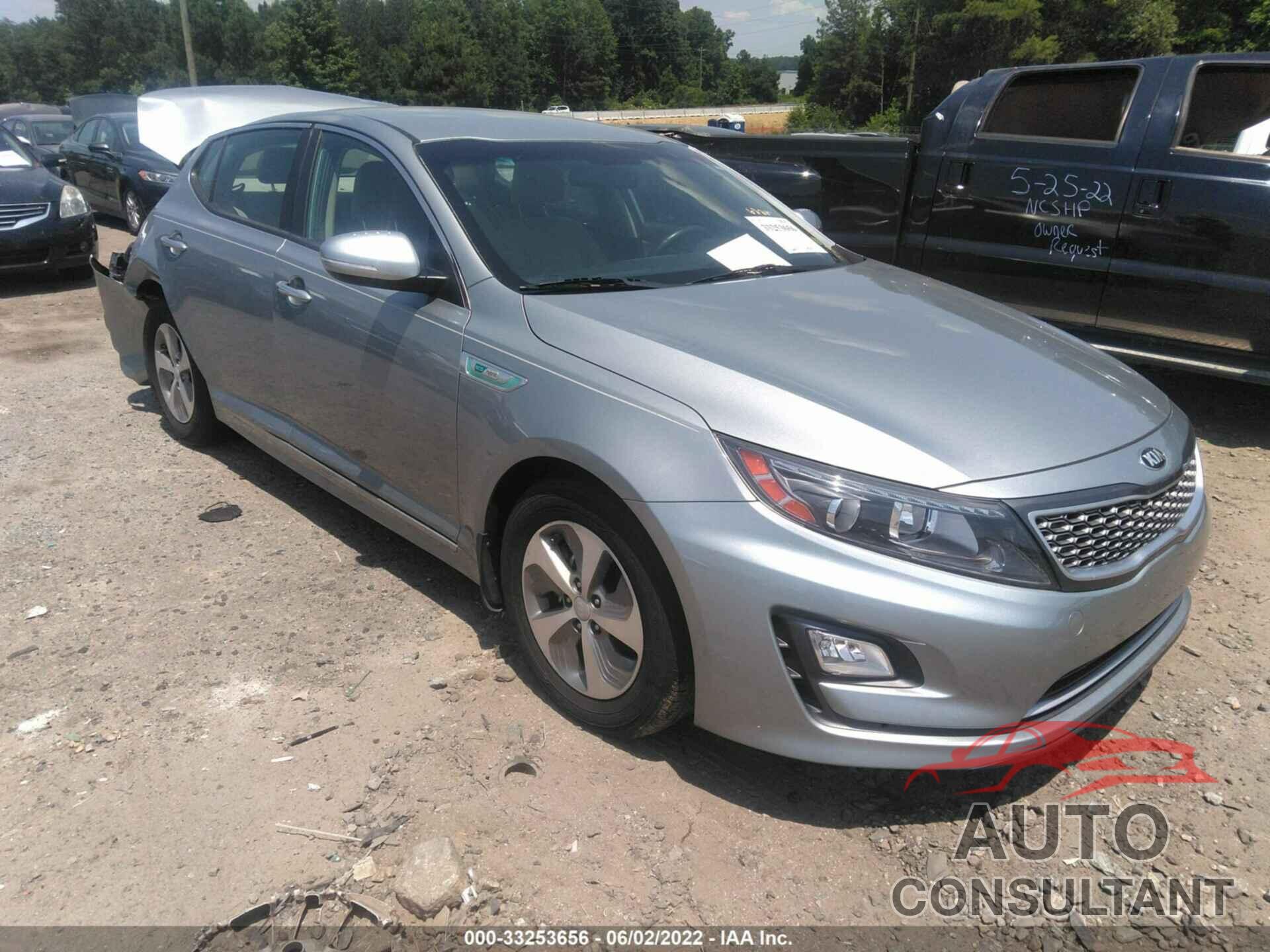 KIA OPTIMA HYBRID 2016 - KNAGM4AD1G5095223