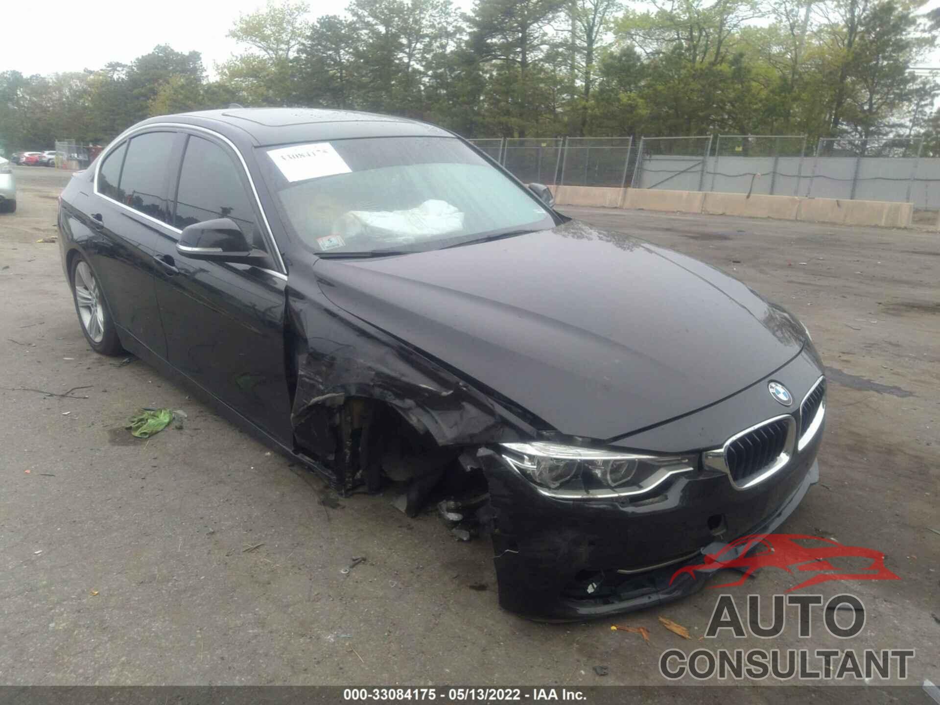 BMW 3 SERIES 2017 - WBA8D9G53HNU58592
