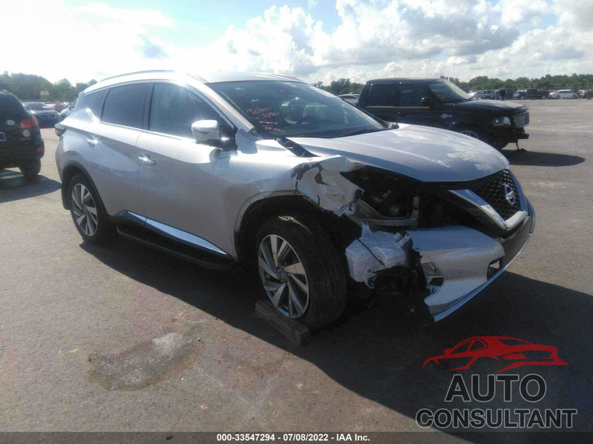 NISSAN MURANO 2021 - 5N1AZ2CJ8MC124950