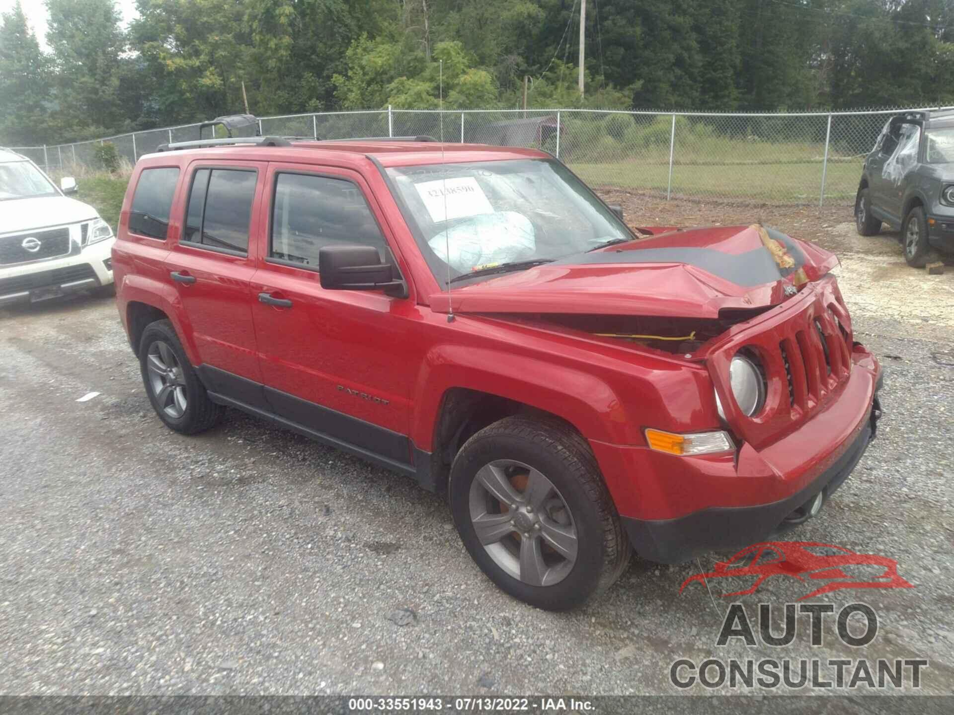 JEEP PATRIOT 2016 - 1C4NJRBB6GD717995