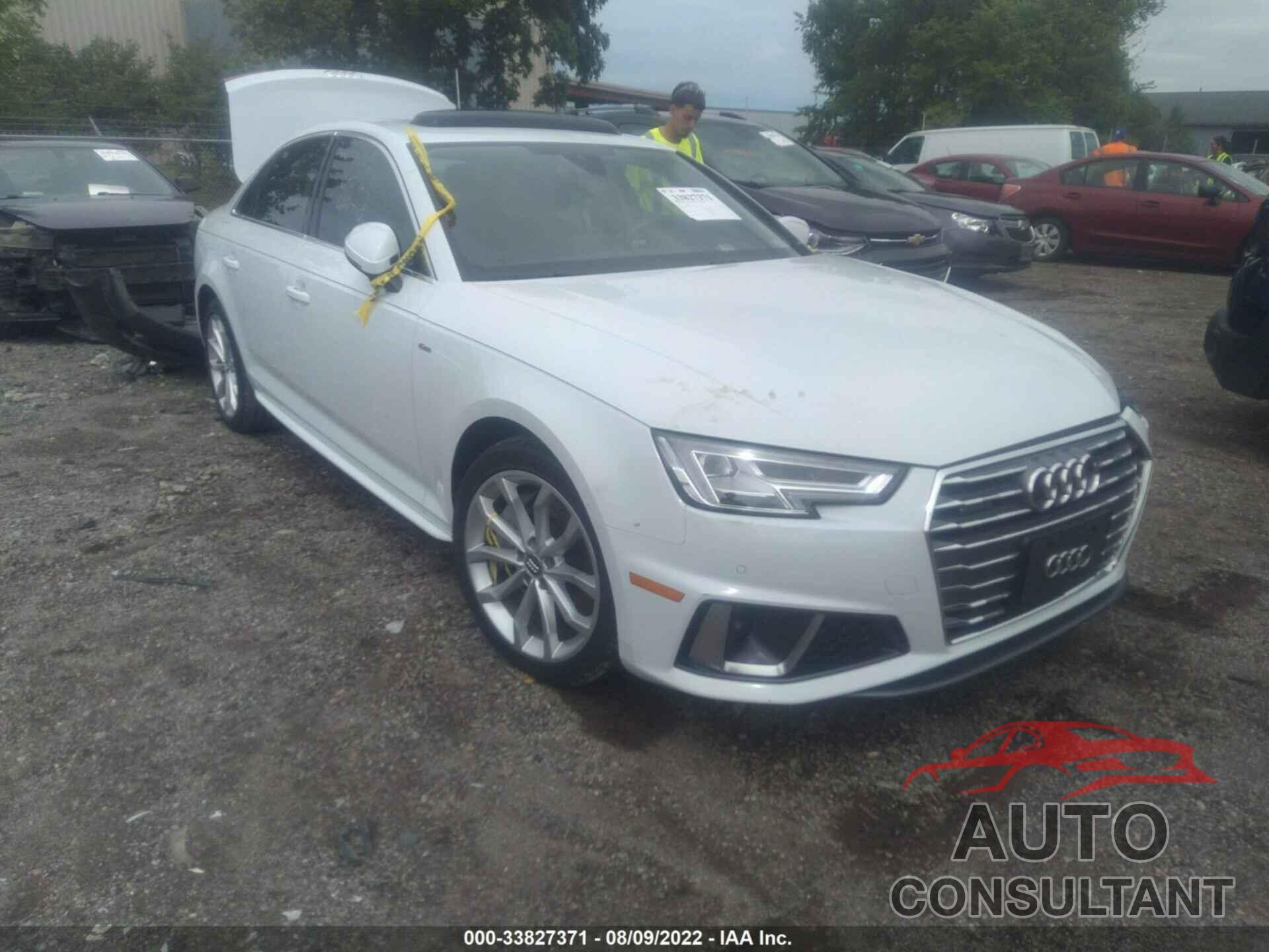 AUDI A4 2019 - WAUENAF45KA063662