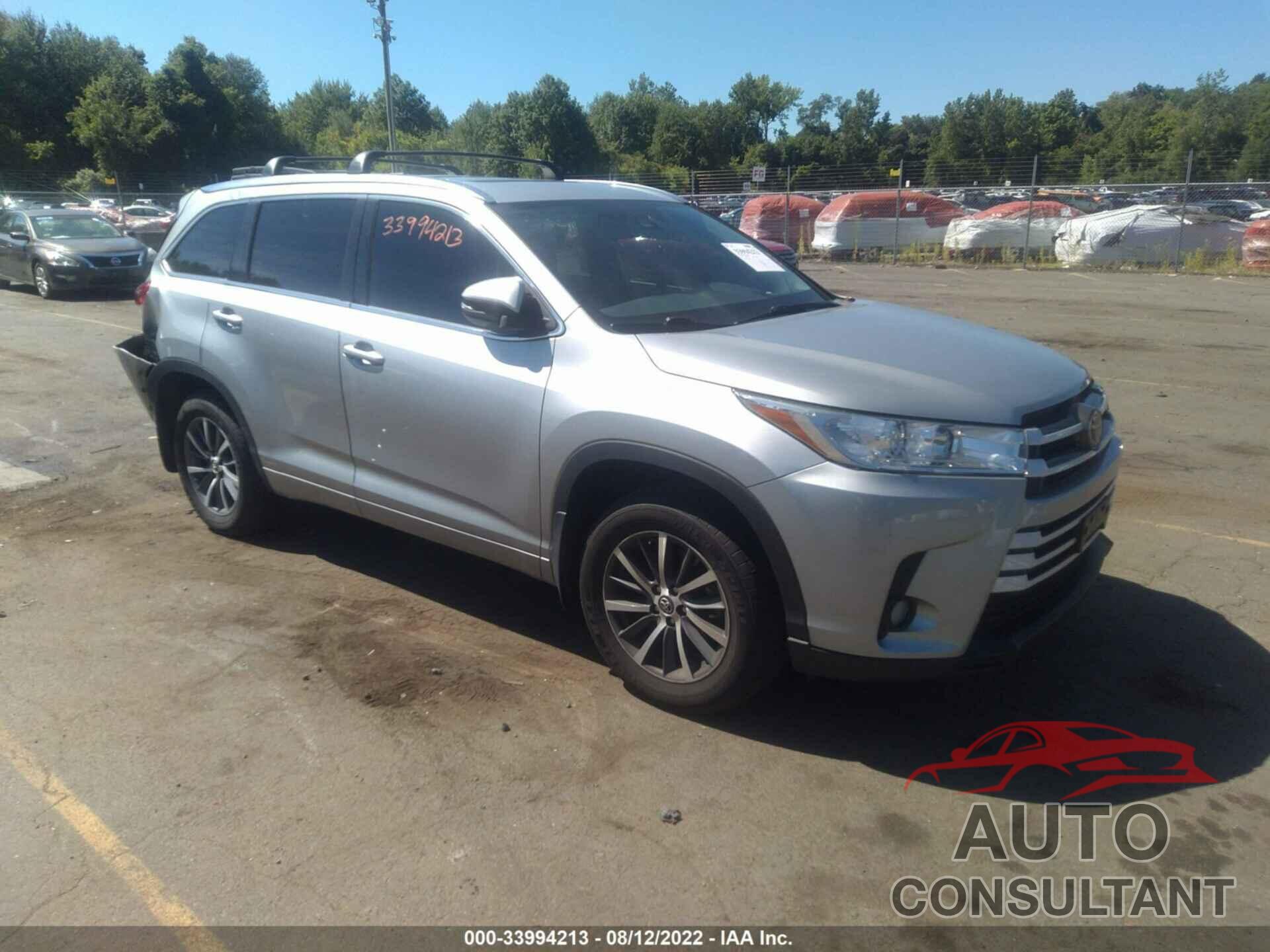 TOYOTA HIGHLANDER 2018 - 5TDJZRFH1JS533517