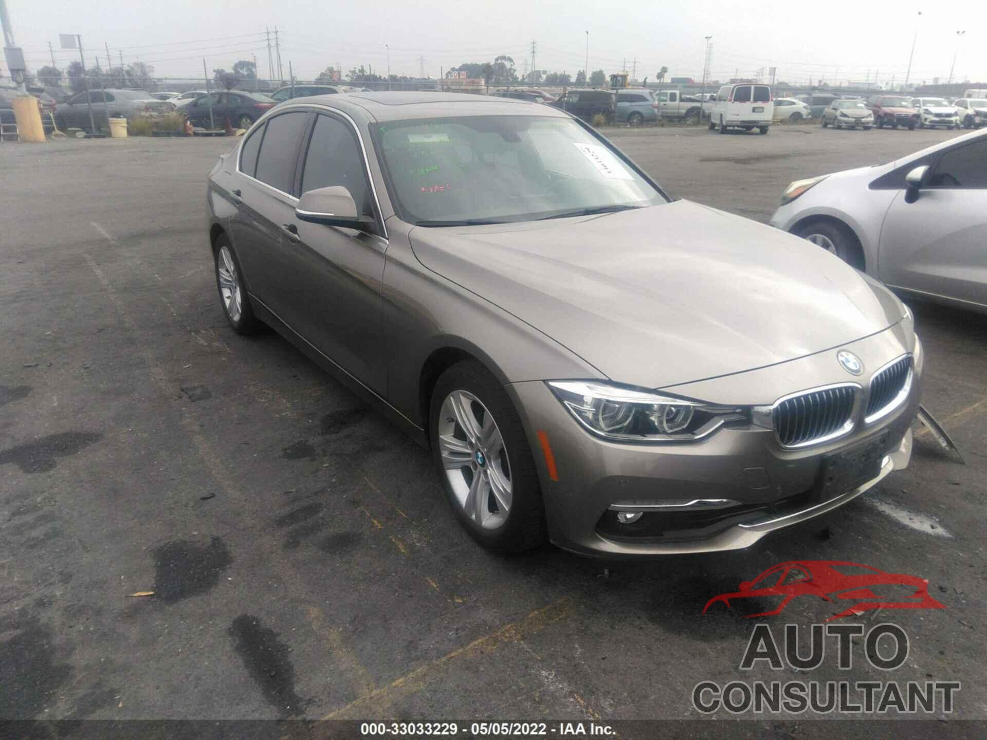 BMW 3 SERIES 2016 - WBA8E9G52GNT84982