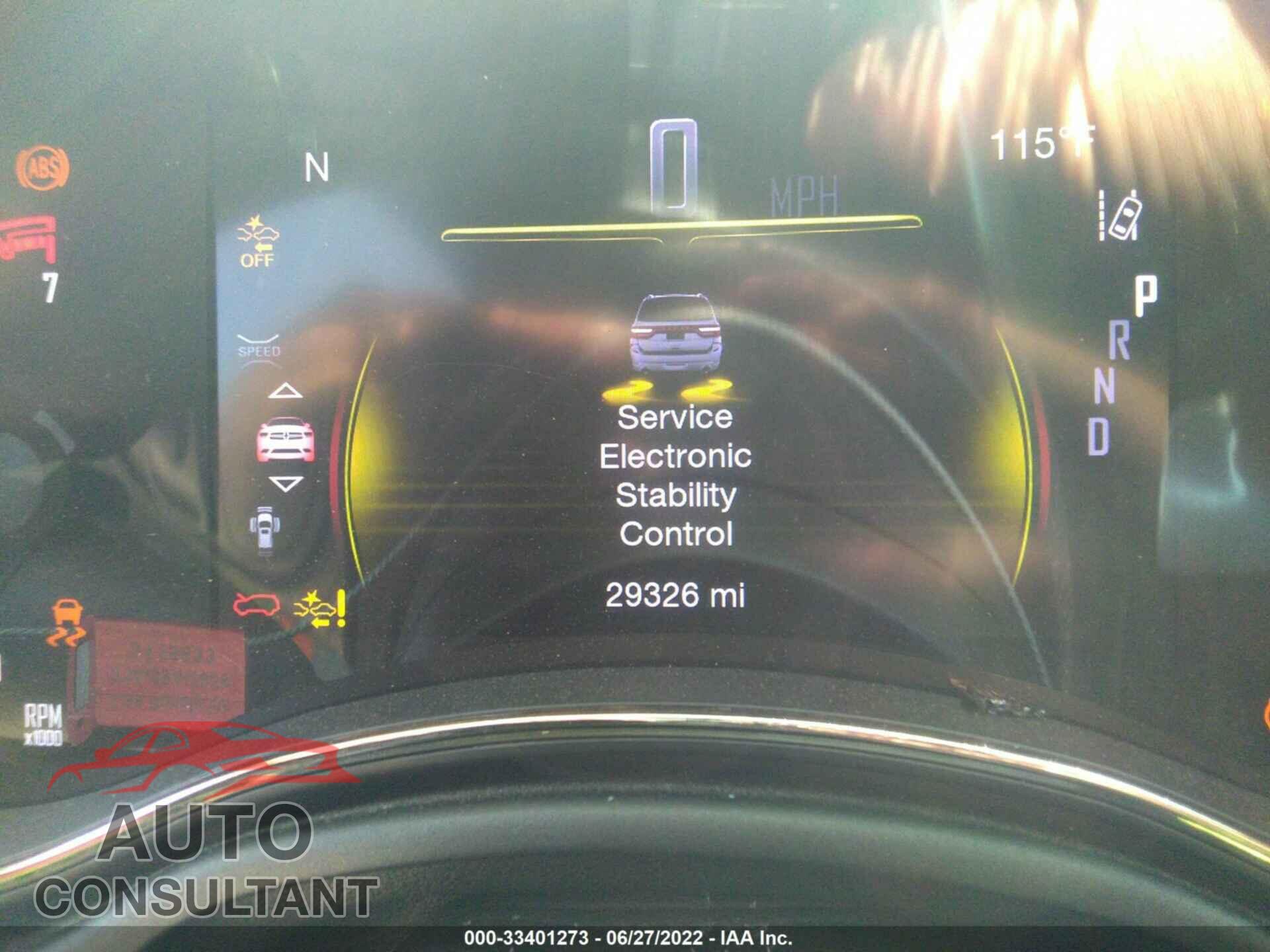 DODGE DURANGO 2019 - 1C4SDHCT2KC534765