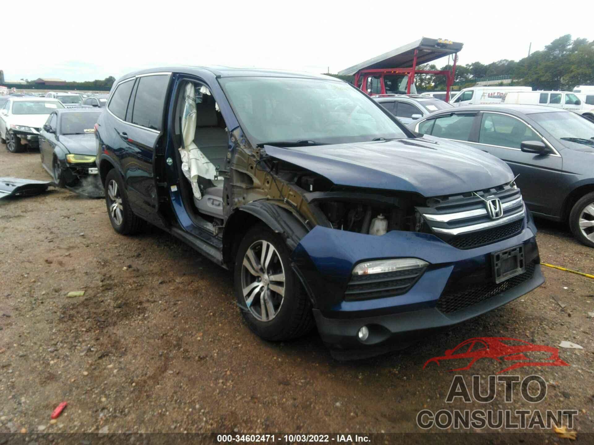 HONDA PILOT 2016 - 5FNYF6H7XGB023142