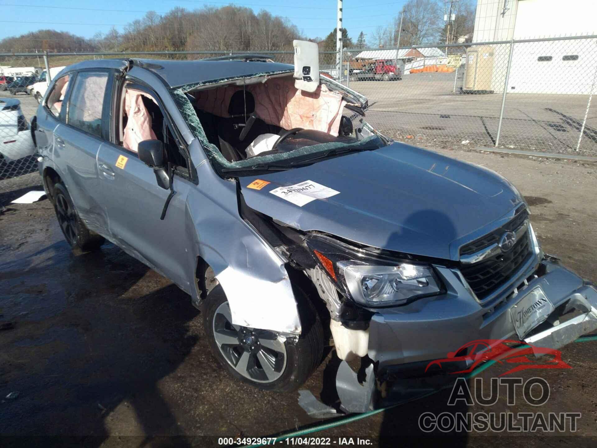 SUBARU FORESTER 2017 - JF2SJABC9HH591012