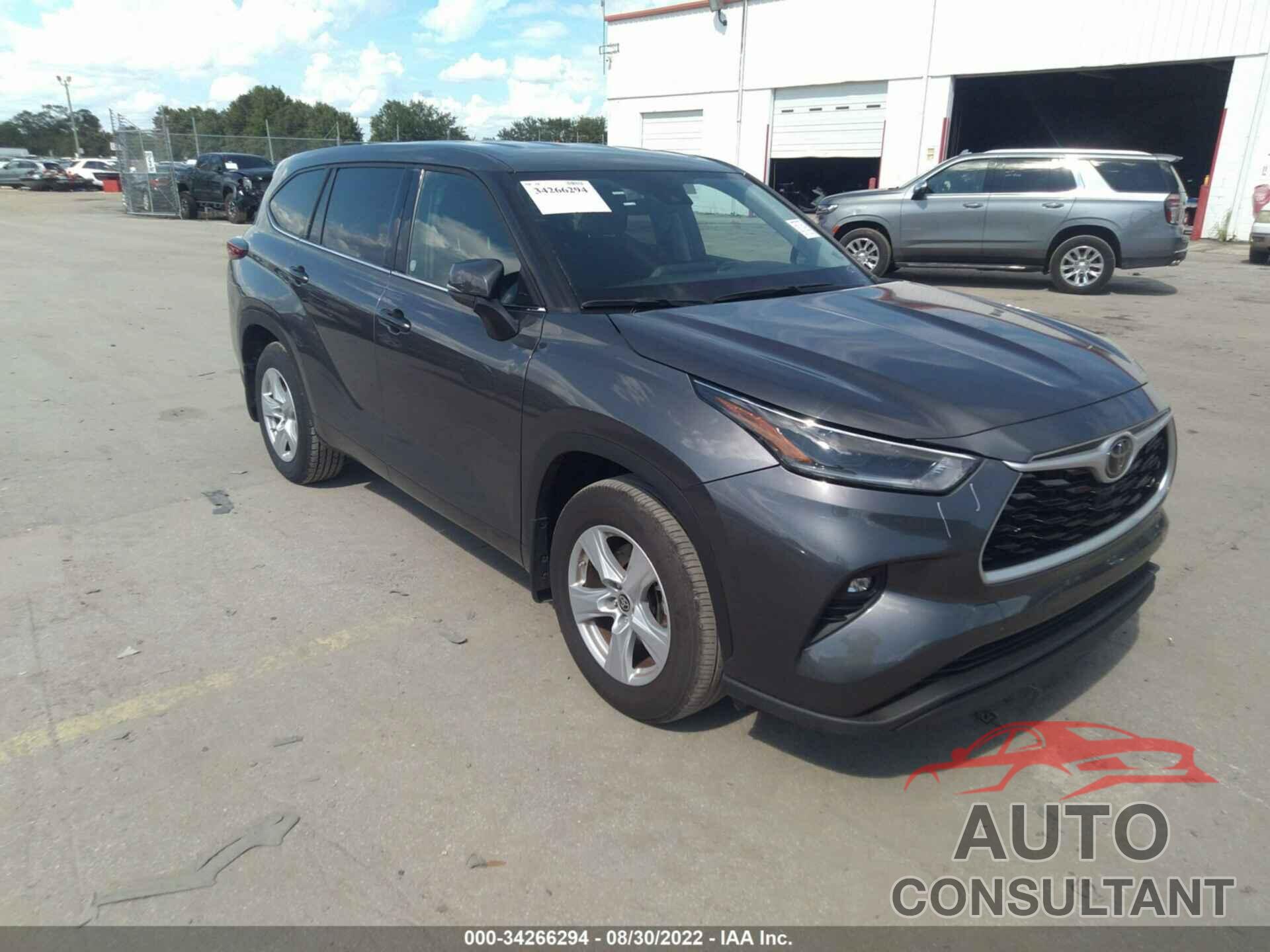TOYOTA HIGHLANDER 2021 - 5TDBZRBH9MS544702